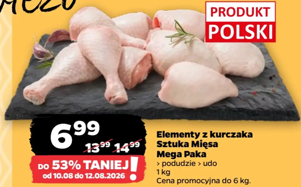 Elementy z kurczaka Sztuka Mięsa Mega Paka podudzie / udo