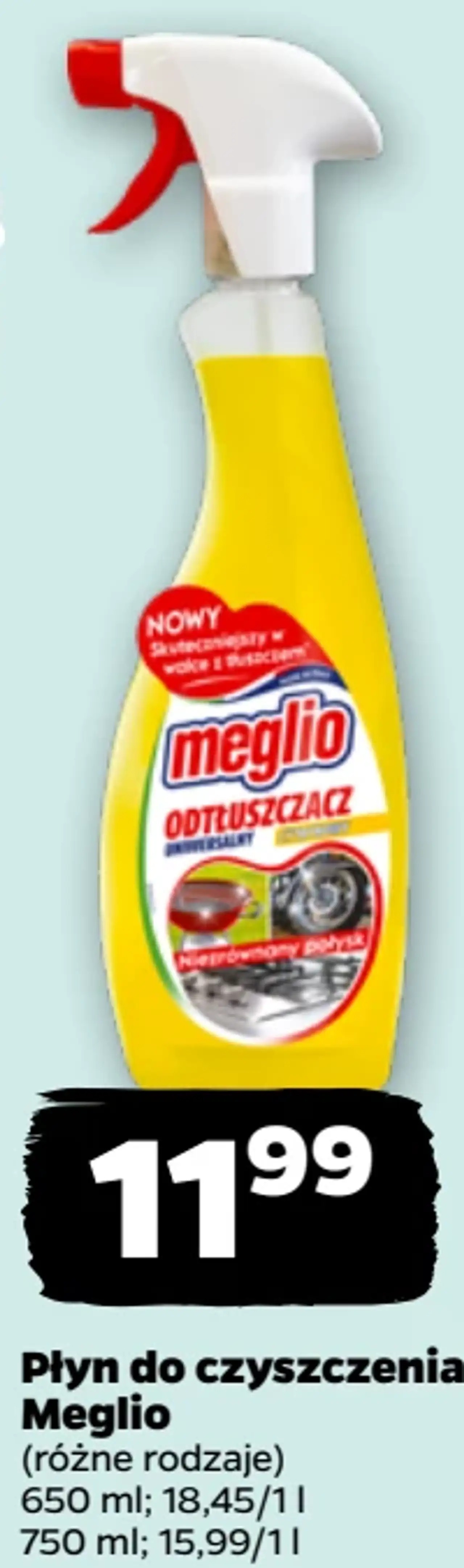 Płyn do czyszczenia Meglio