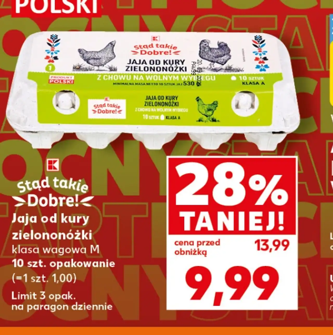 Stąd takie dobre! Jaja od kury zielononóżki