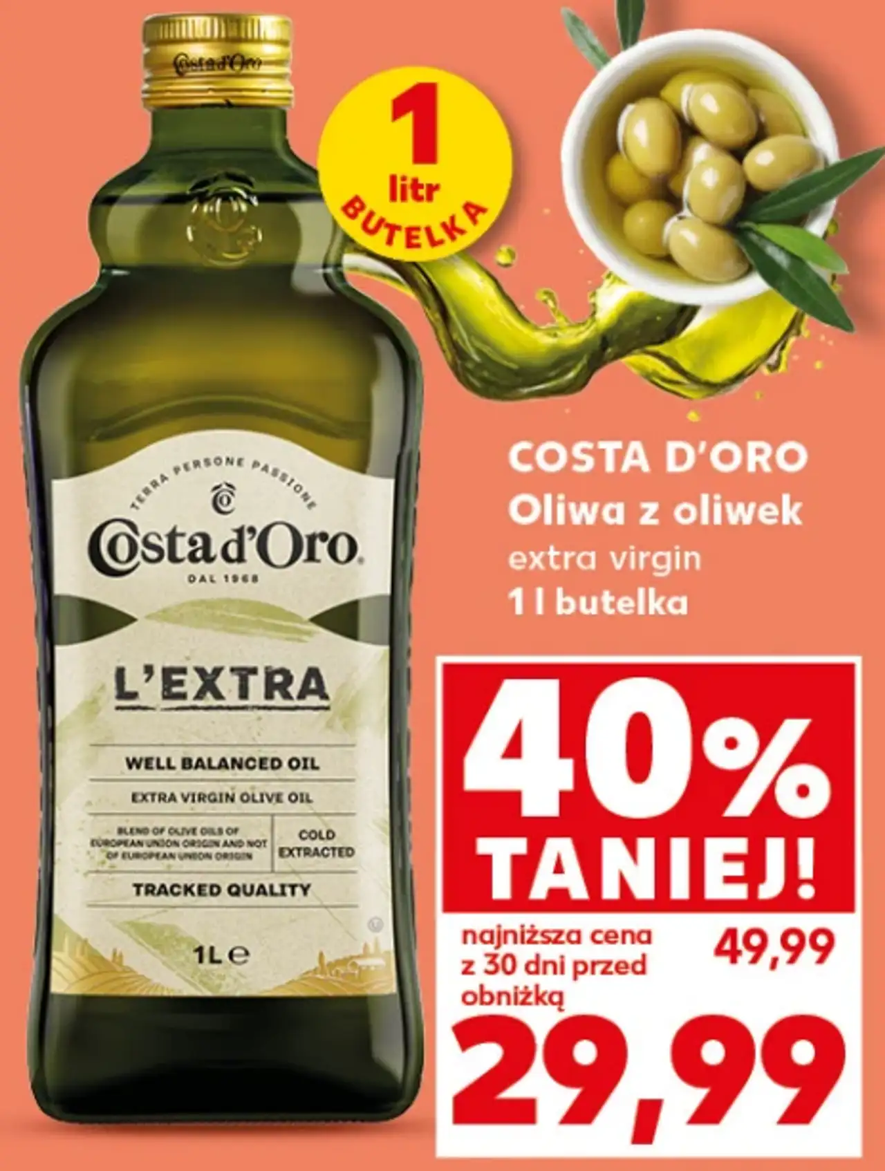 Costa d'Oro Oliwa z oliwek extra virgin