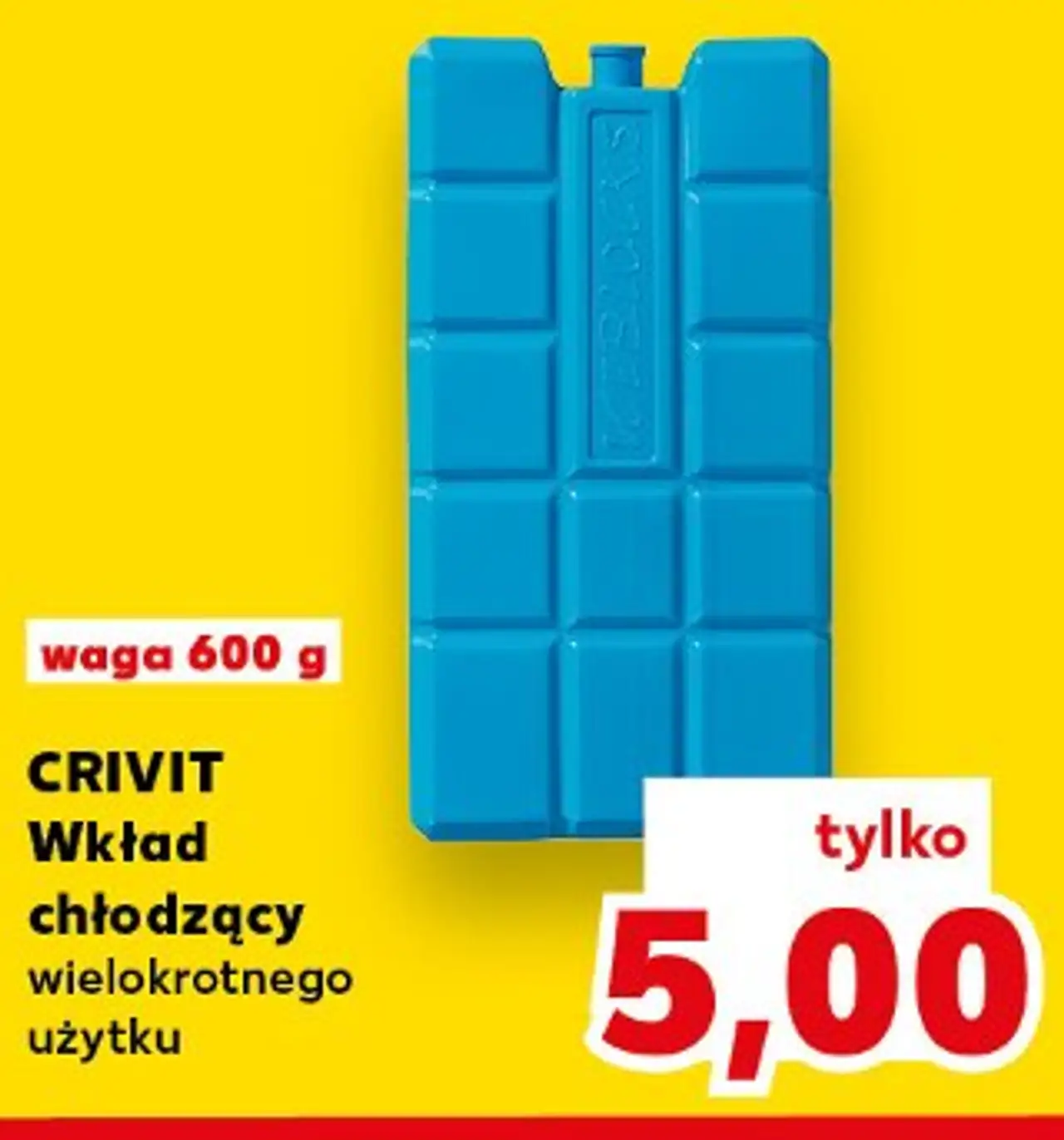Crivit Wkład chłodzący wielokrotnego użytku