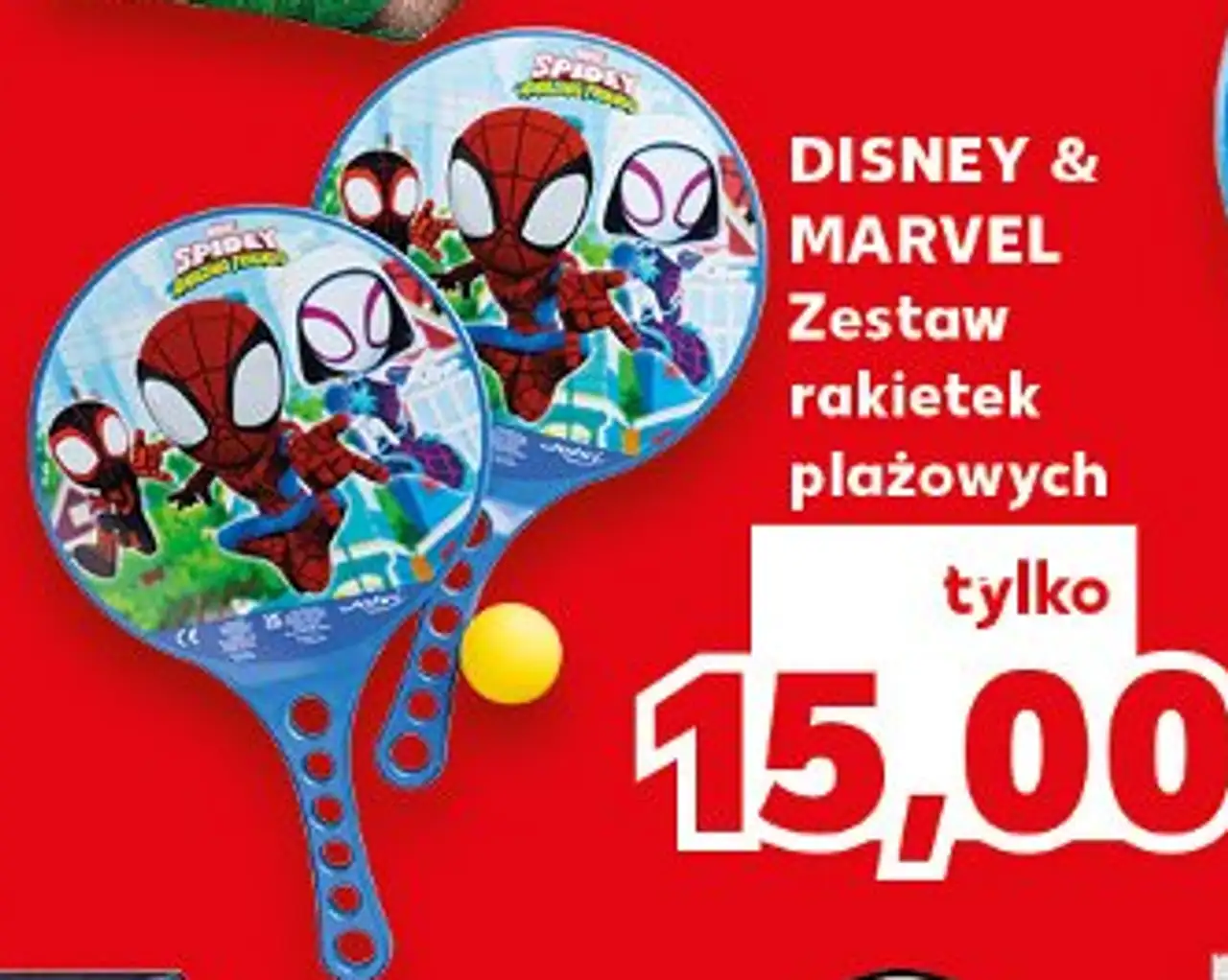 DISNEY & MARVEL Zestaw rakietek plażowych