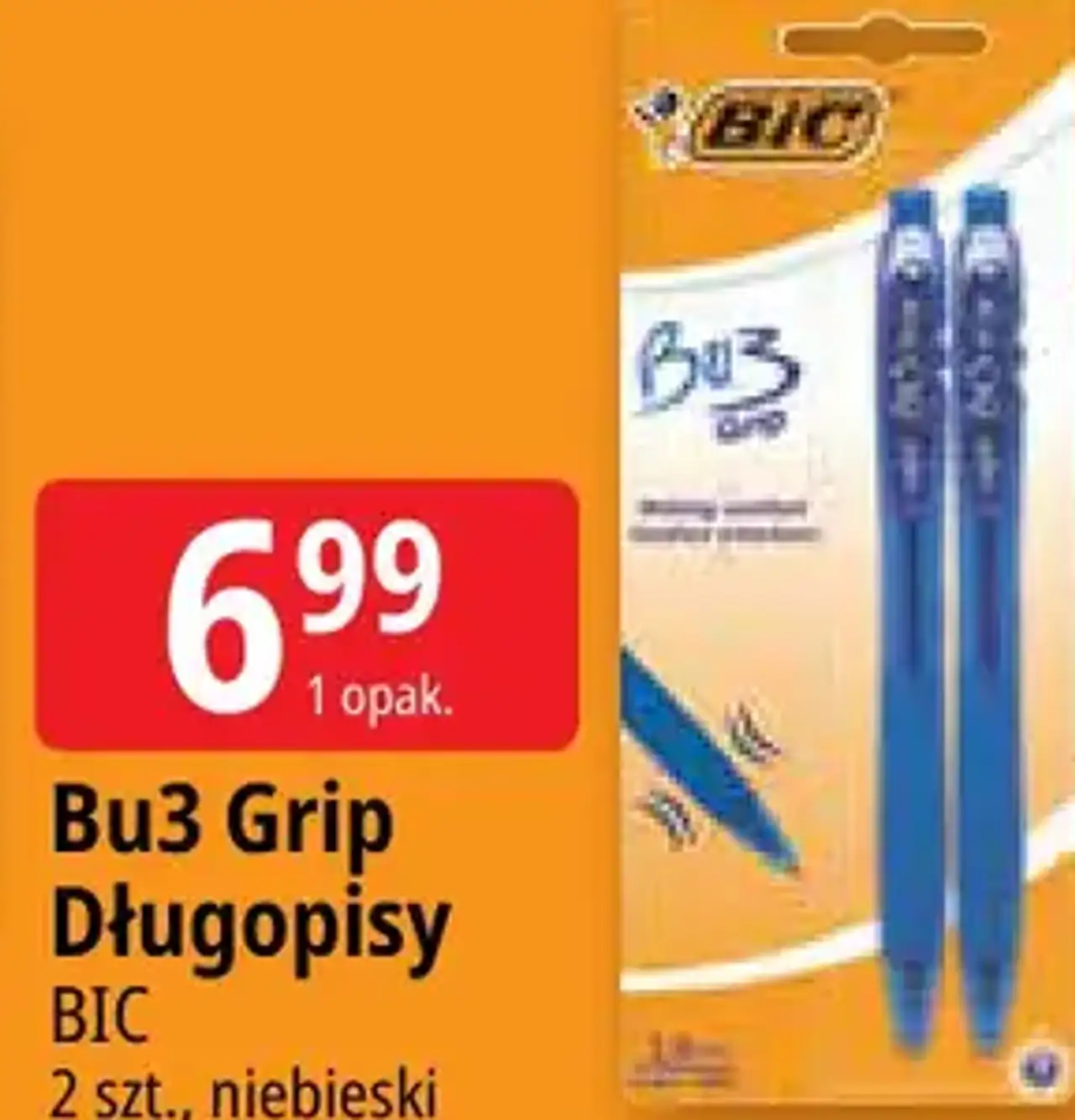 Bu3 Grip Długopisy BIC