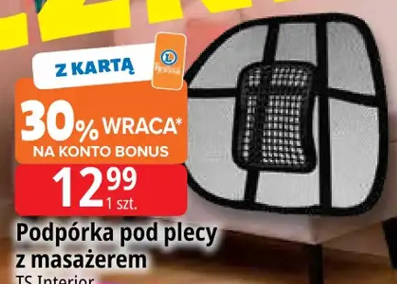 Podpórka pod plecy z masażerem TS Interior