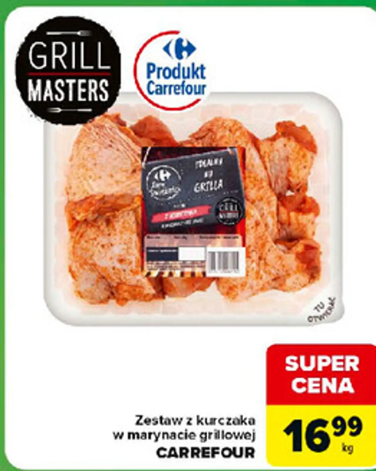 Zestaw z kurczaka w marynacie grillowej CARREFOUR