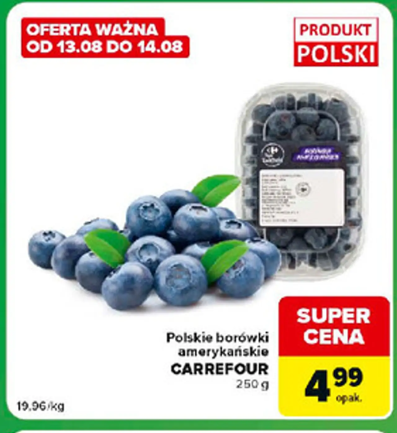Polskie borówki amerykańskie CARREFOUR