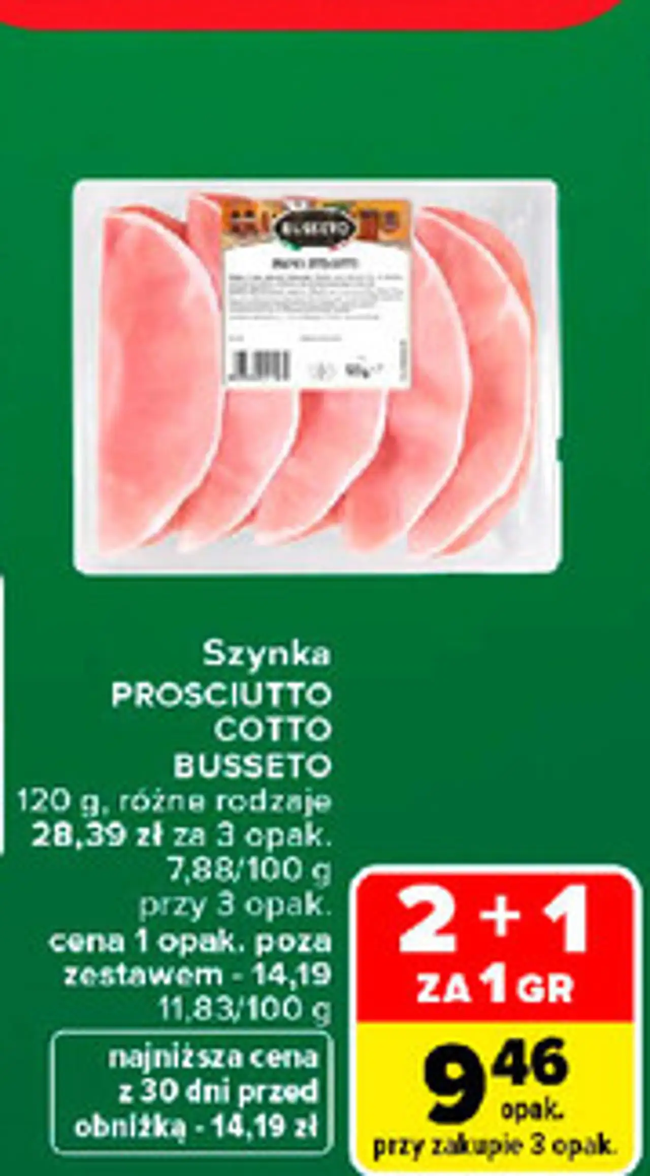 Szynka Prosciutto Cotto Busseto