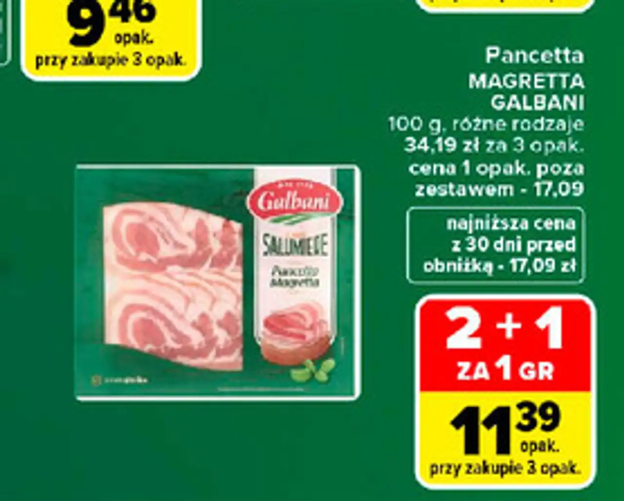 Pancetta Magretta Galbani