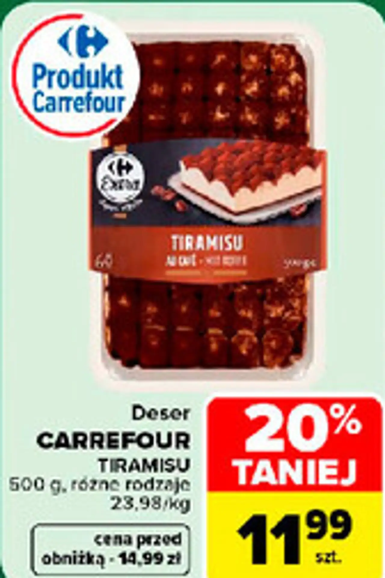 Deser CARREFOUR TIRAMISU