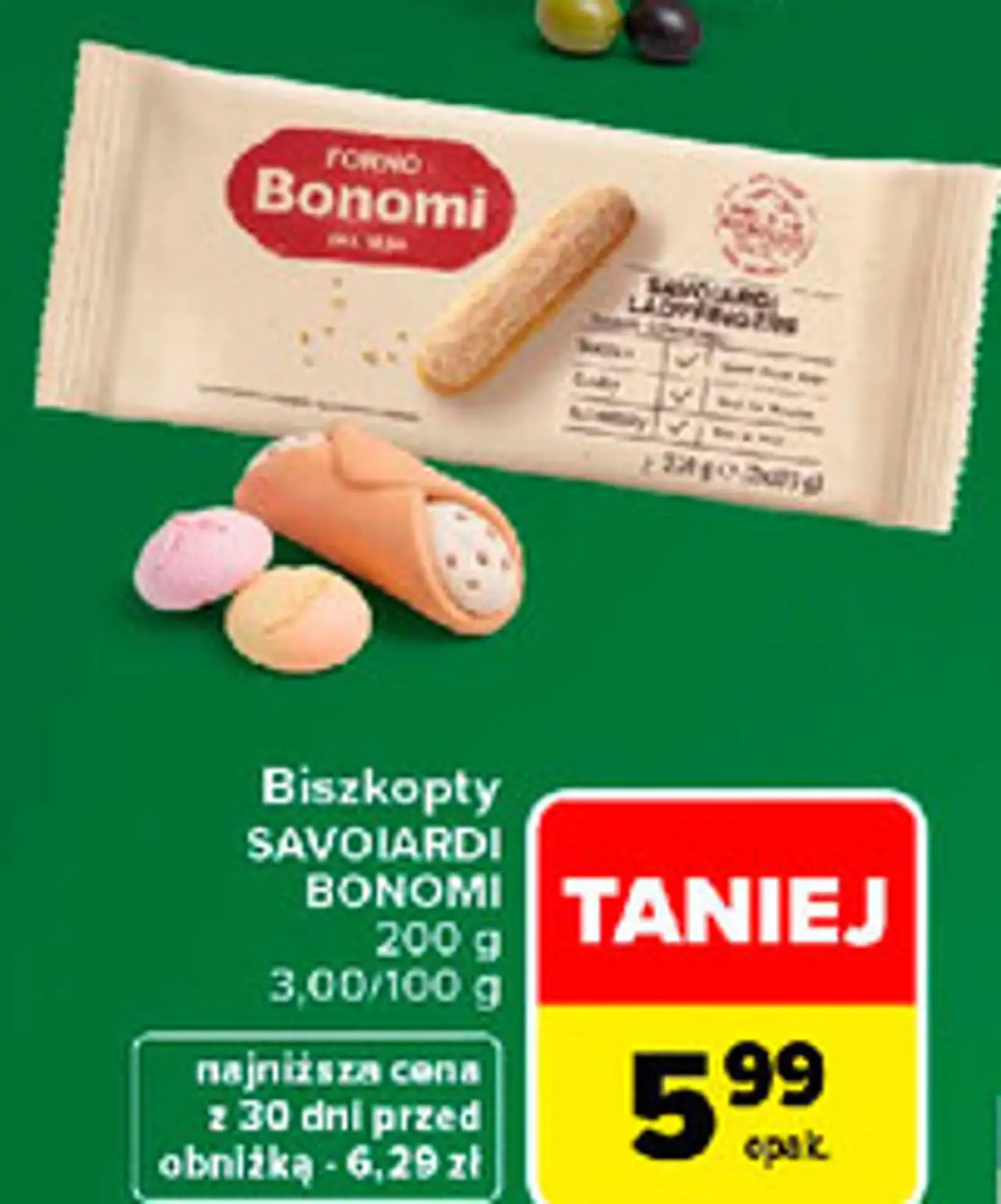 Biszkopty Savoiardi Bonomi