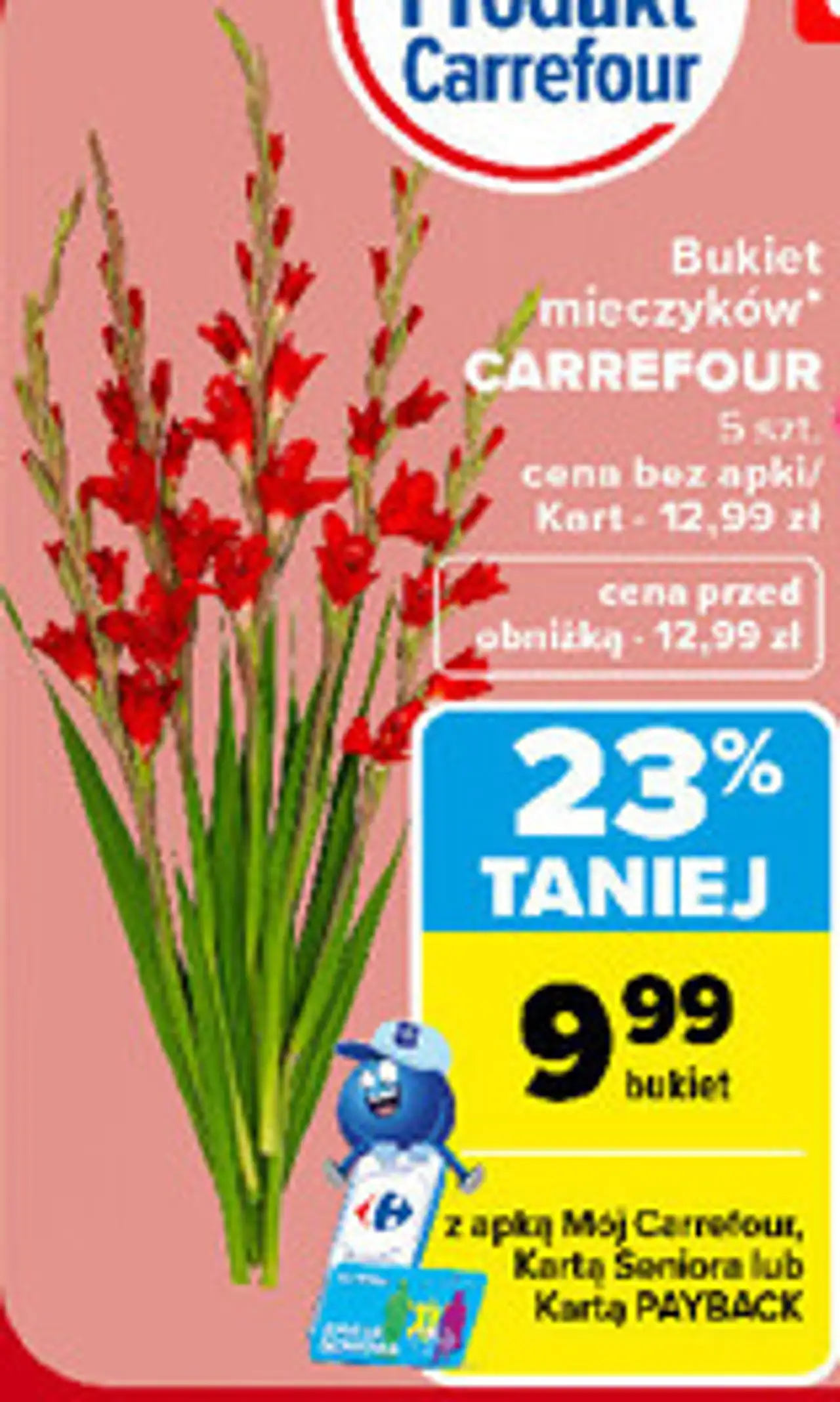 Bukiet mieczyków CARREFOUR
