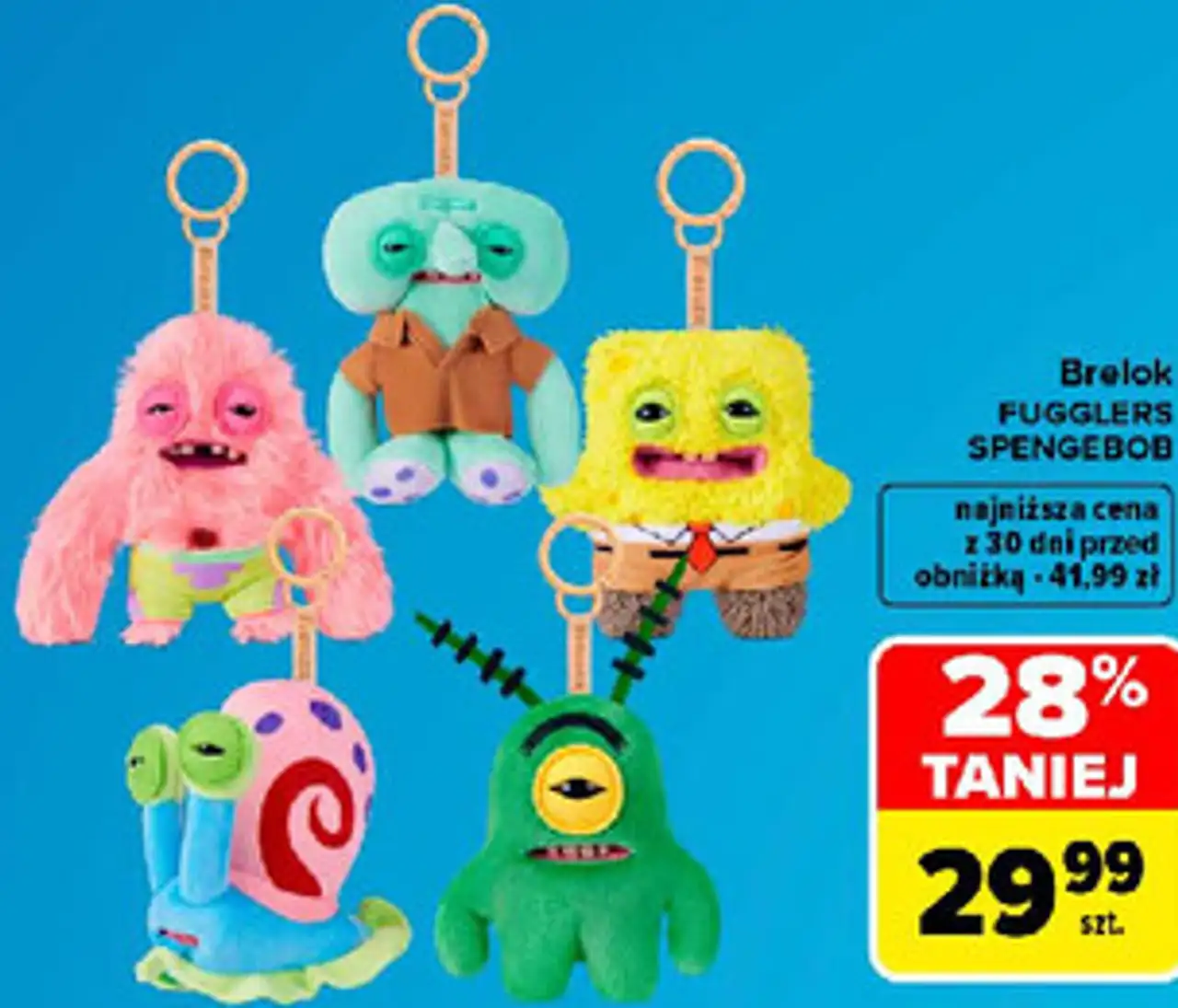 Brelok FUGGLERS SPENGEBOB / Fuggler