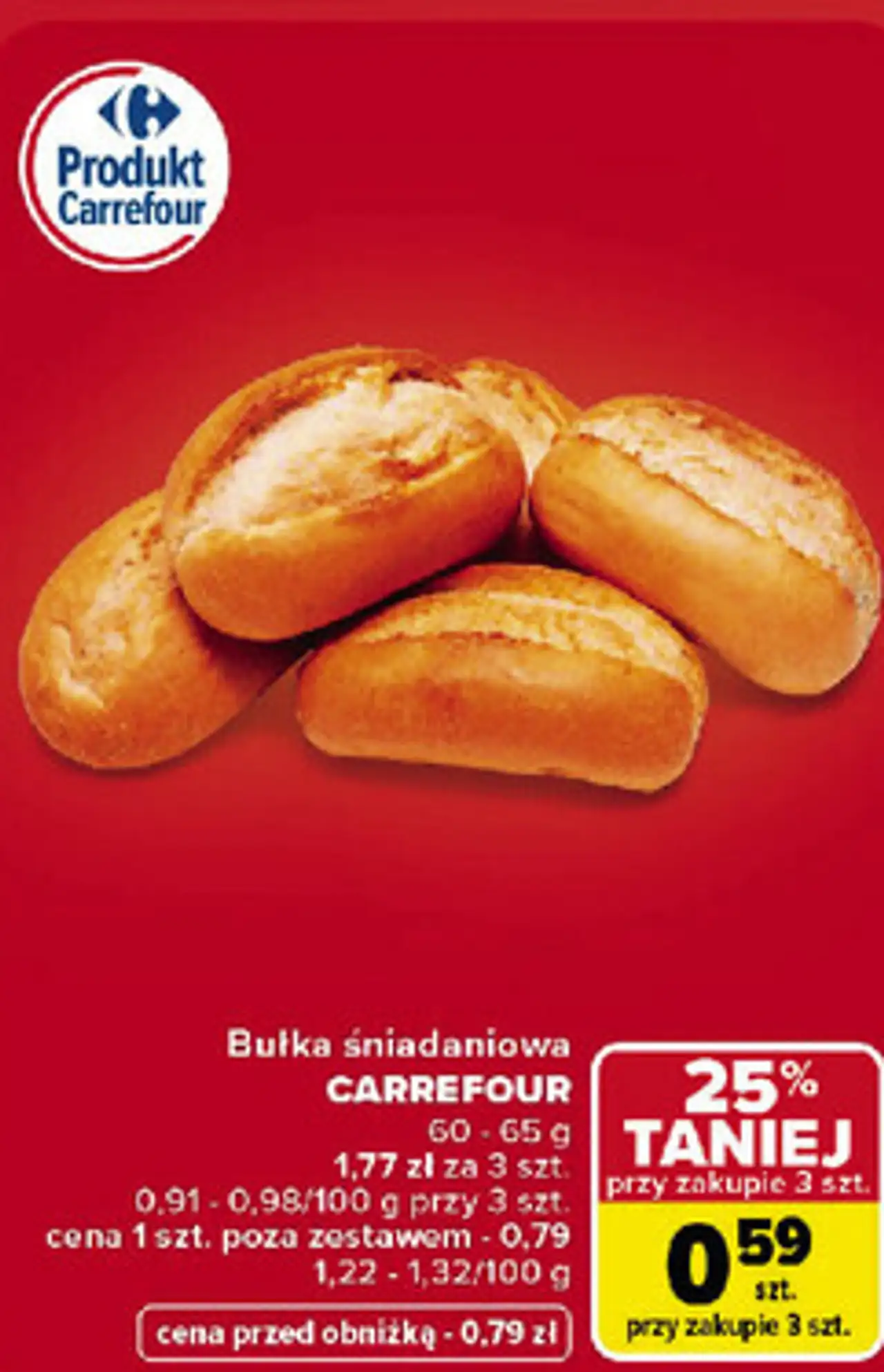 Bułka śniadaniowa CARREFOUR