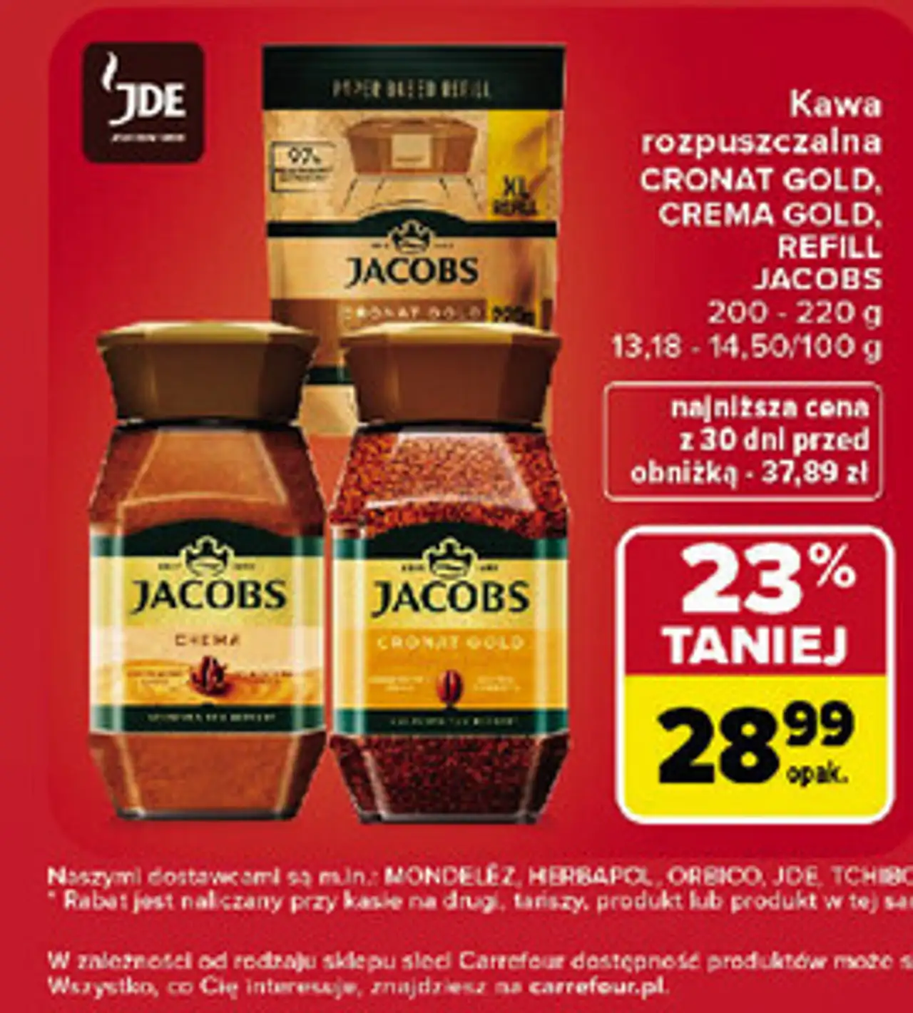 Kawa rozpuszczalna Jacobs Cronat Gold, Crema Gold