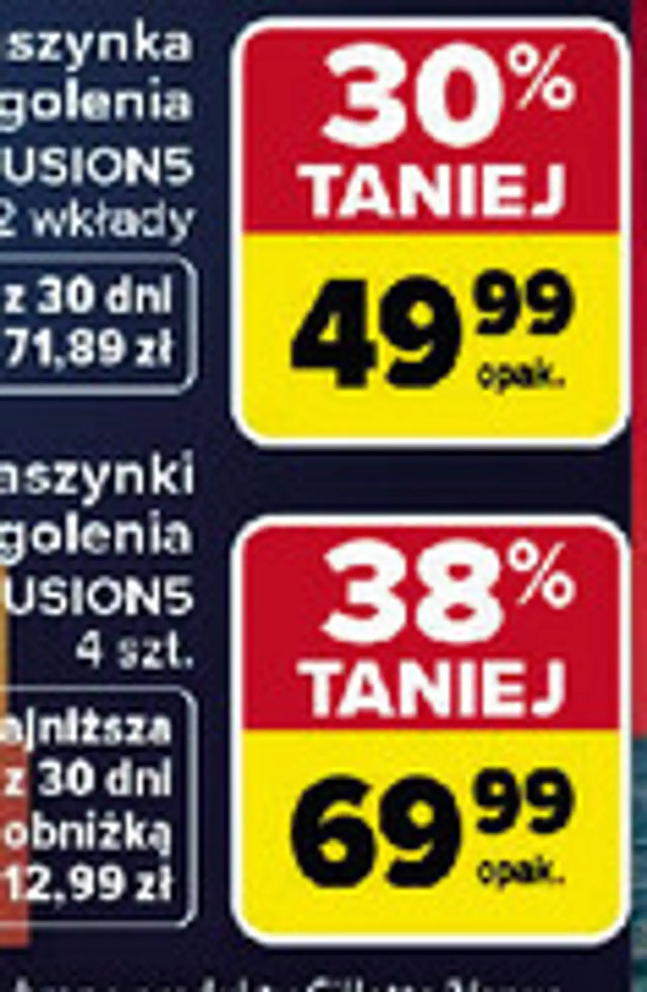Wkłady do maszynki do golenia Gillette Fusion5 4 szt.