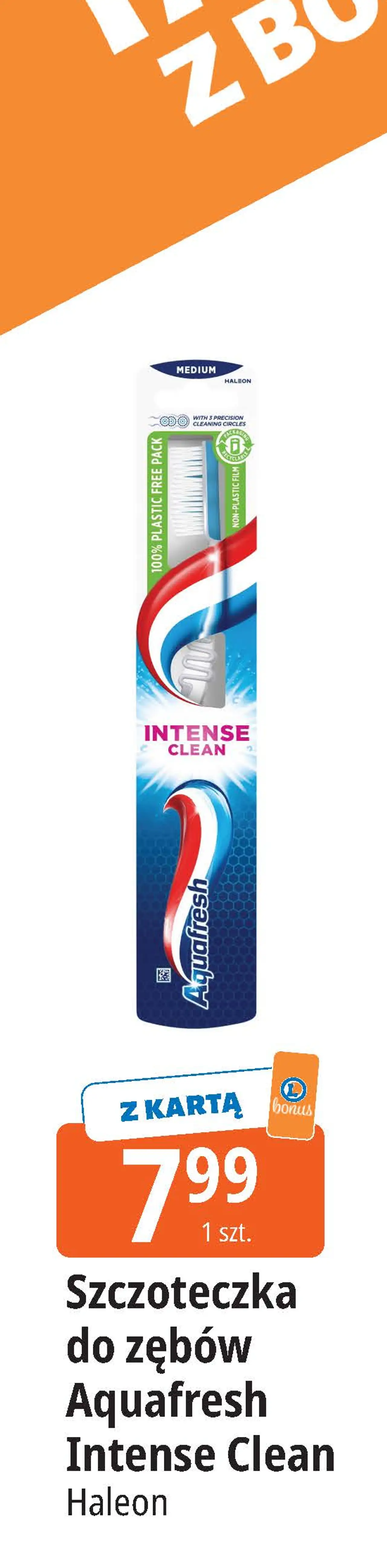 Szczoteczka do zębów Aquafresh Intense Clean Haleon