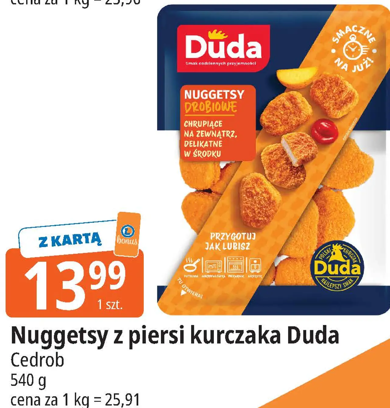 Nuggetsy z piersi kurczaka Duda Cedrob