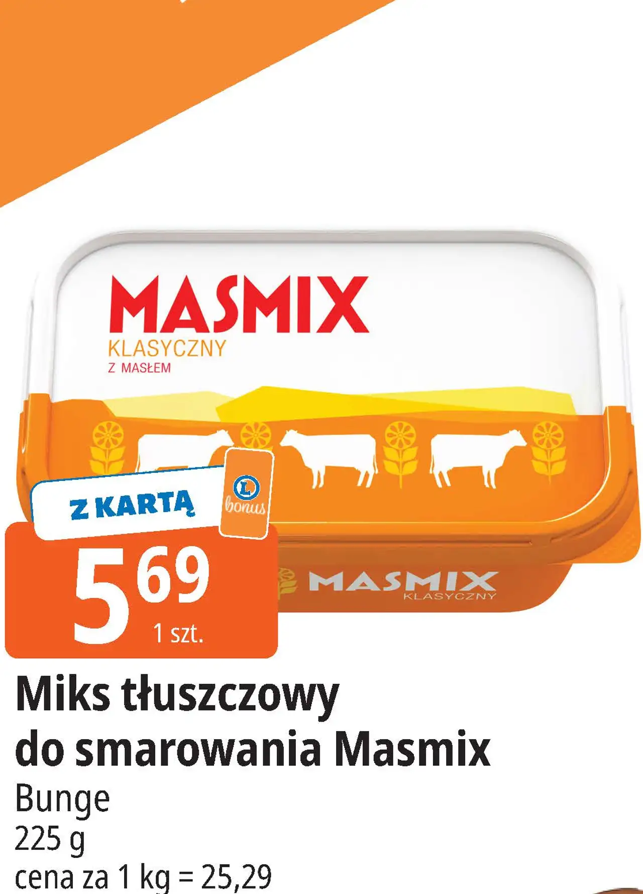 Miks tłuszczowy do smarowania Masmix Klasyczny z masłem Bunge