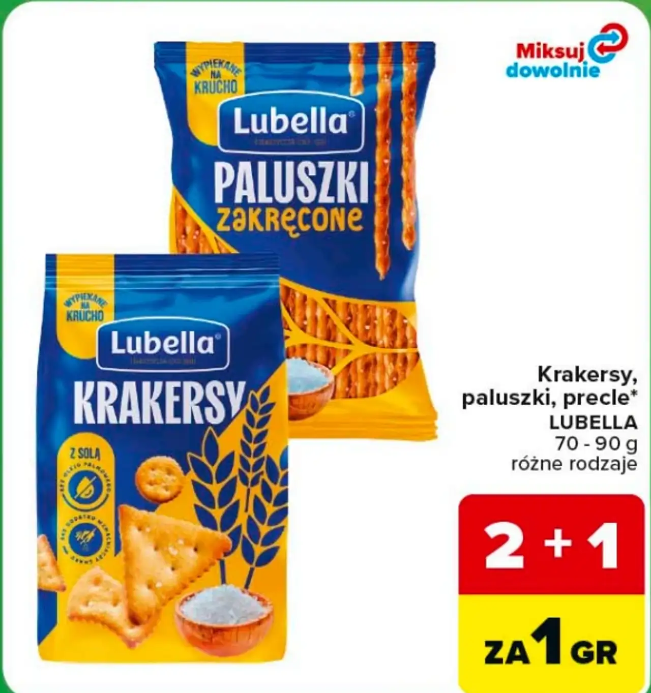 Krakersy, paluszki, precle LUBELLA