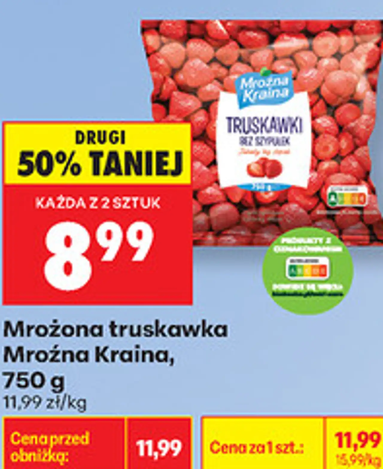 Mrożona truskawka Mroźna Kraina