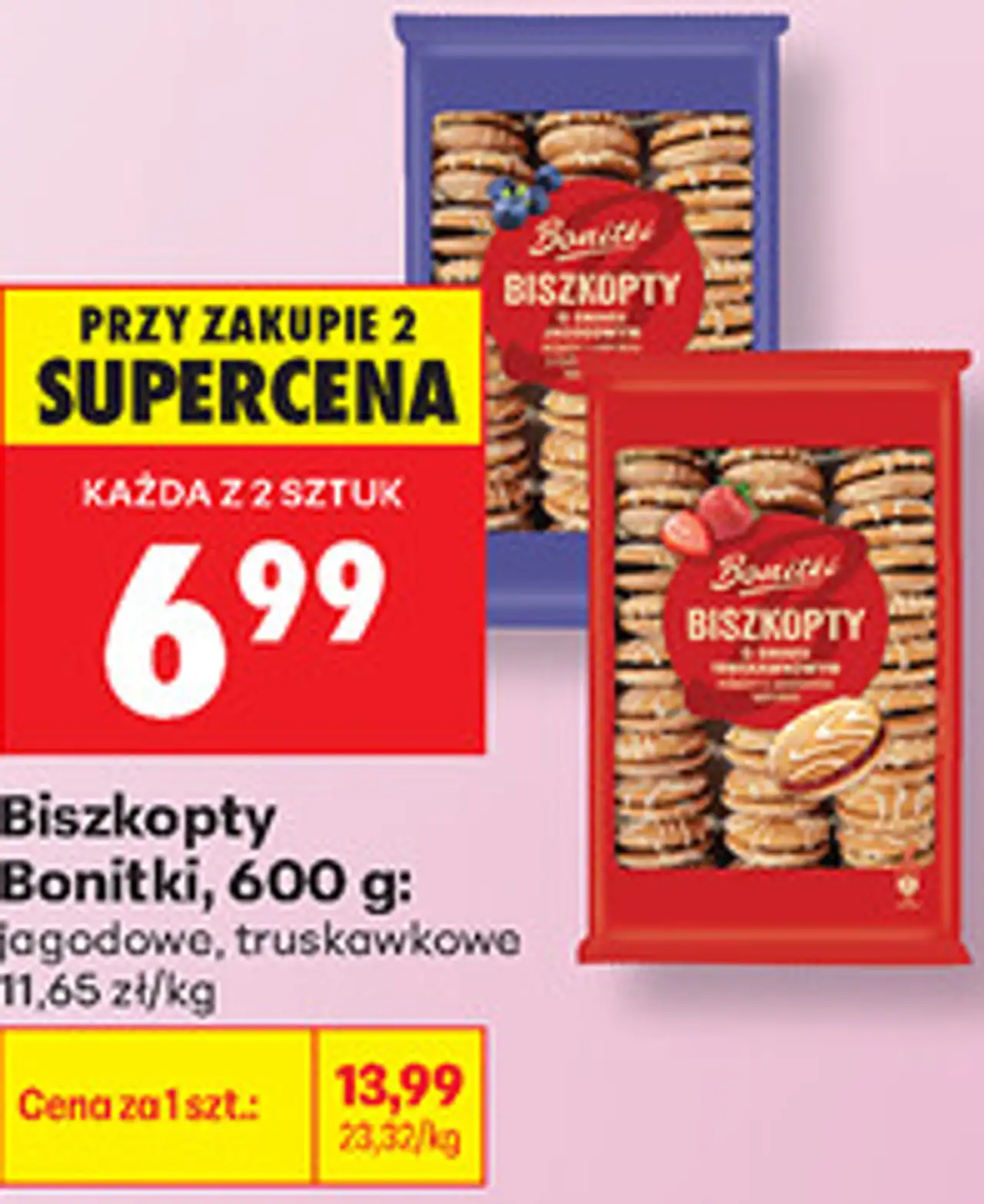 Biszkopty Bonitki, 600 g