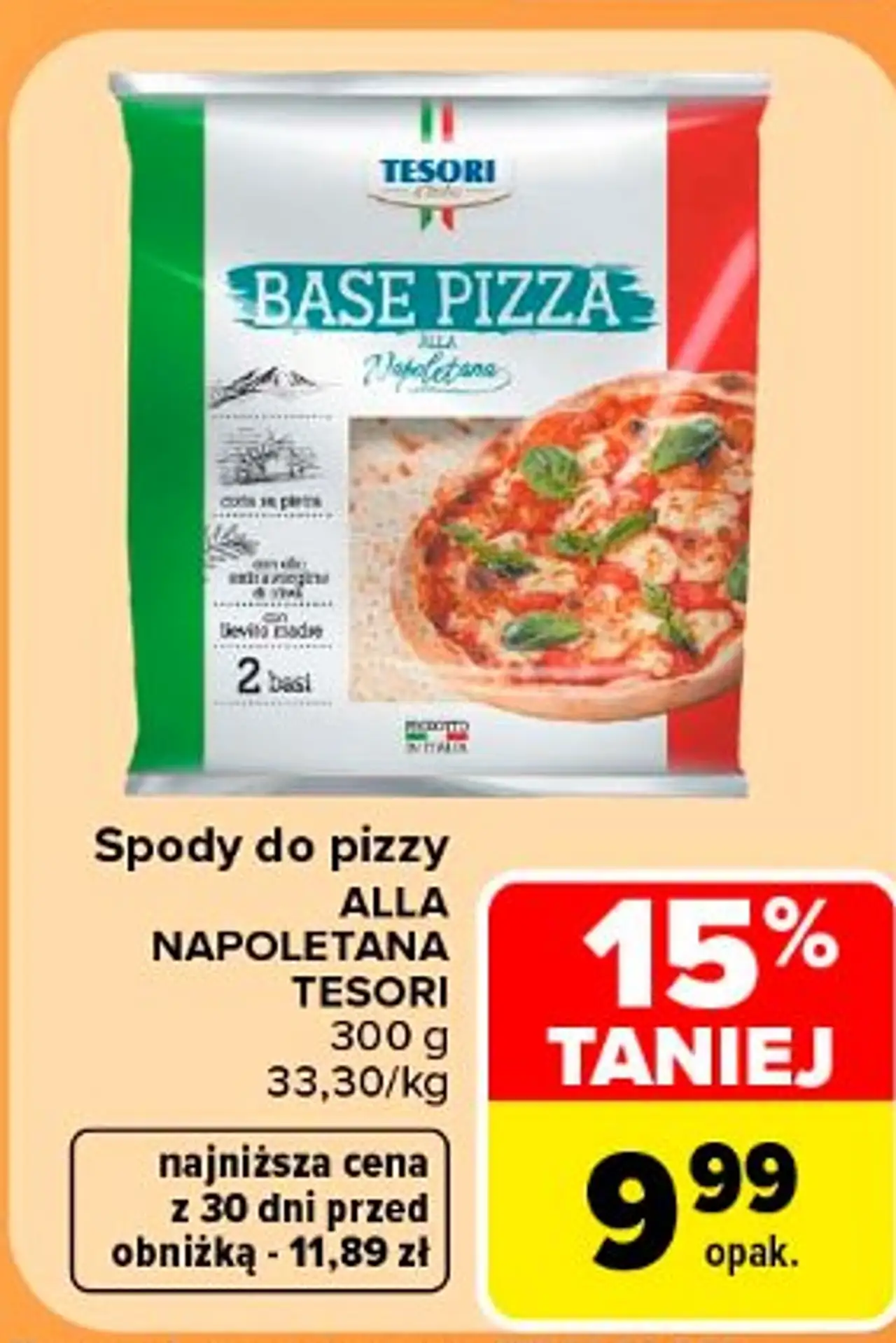 Spody do pizzy Alla Napoletana Tesori