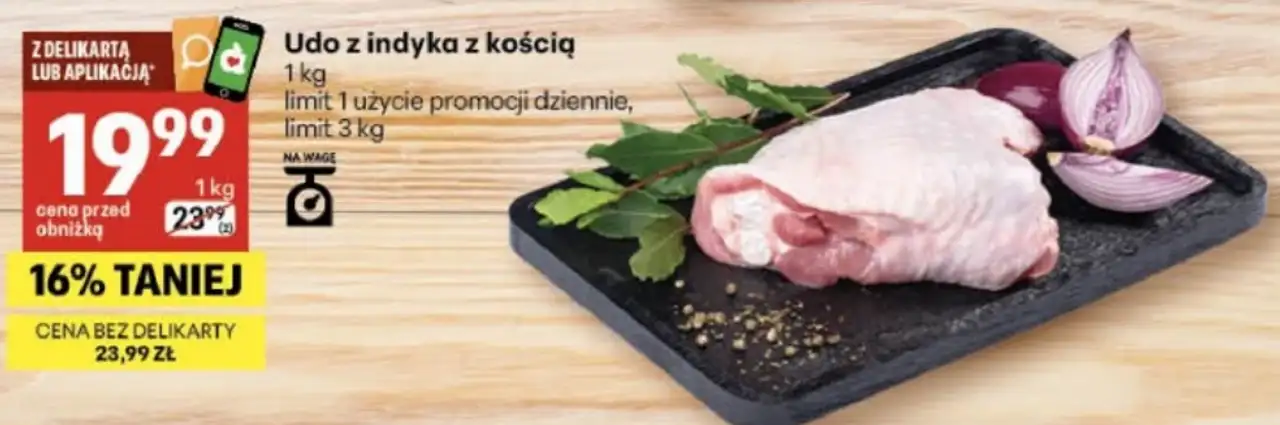 Udo z indyka z kością