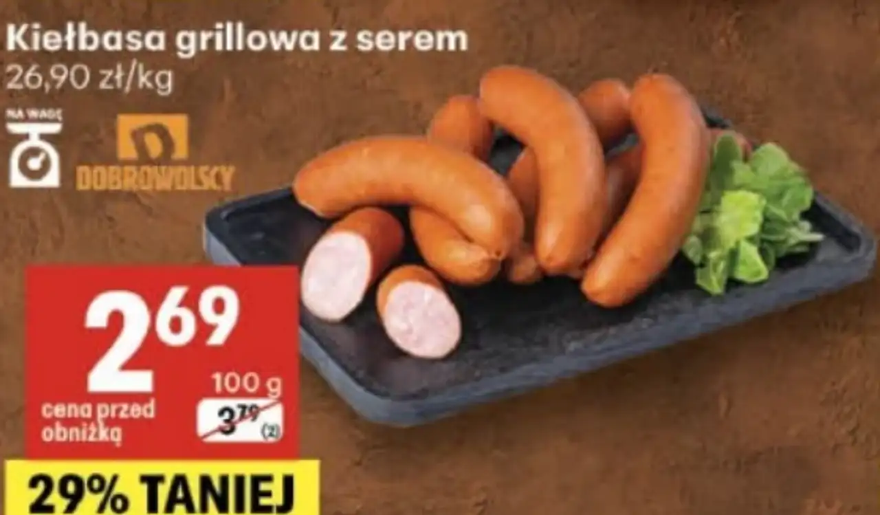 Kiełbasa grillowa z serem Dobrowolscy