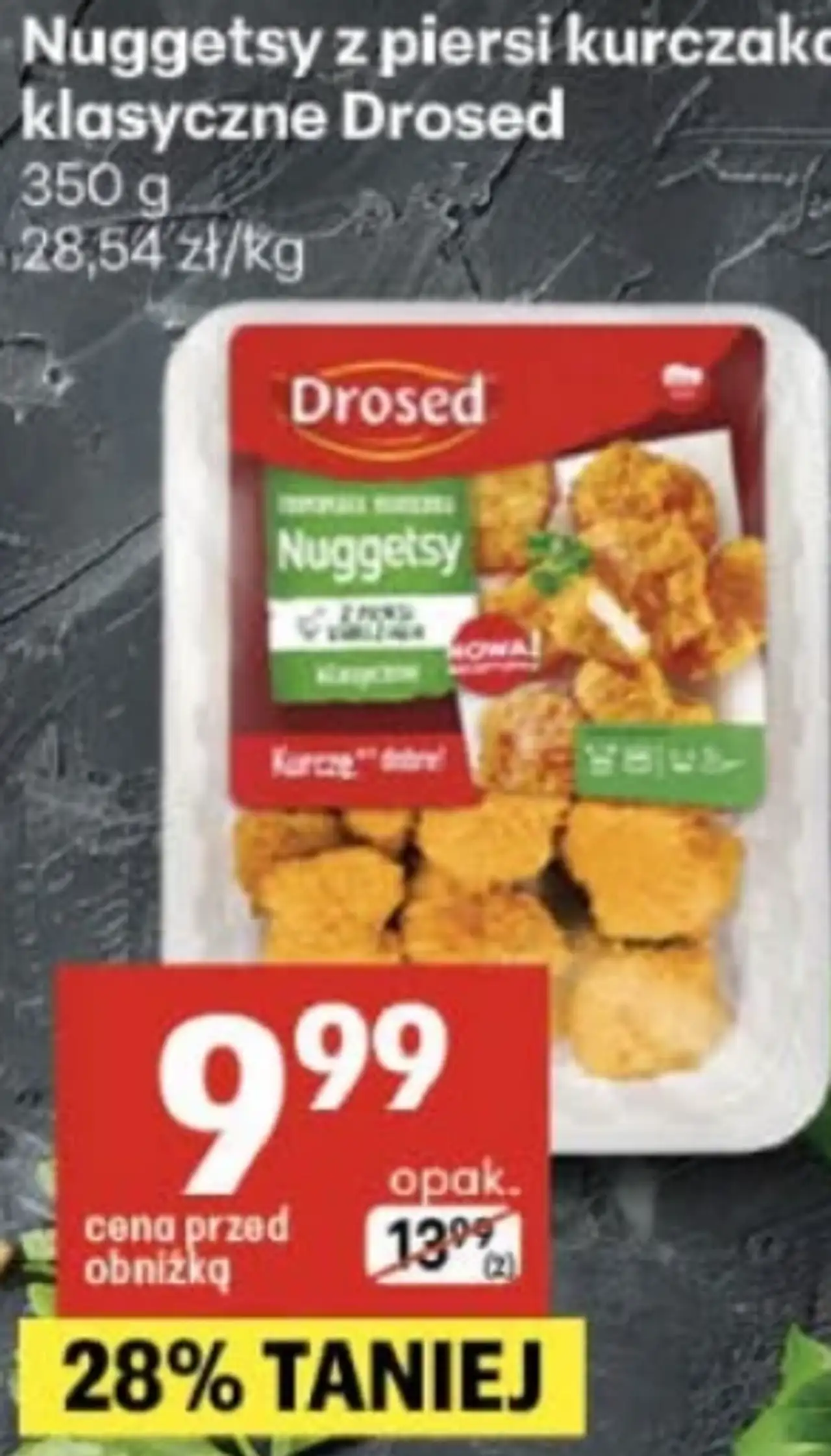 Nuggetsy z piersi kurczaka klasyczne Drosed