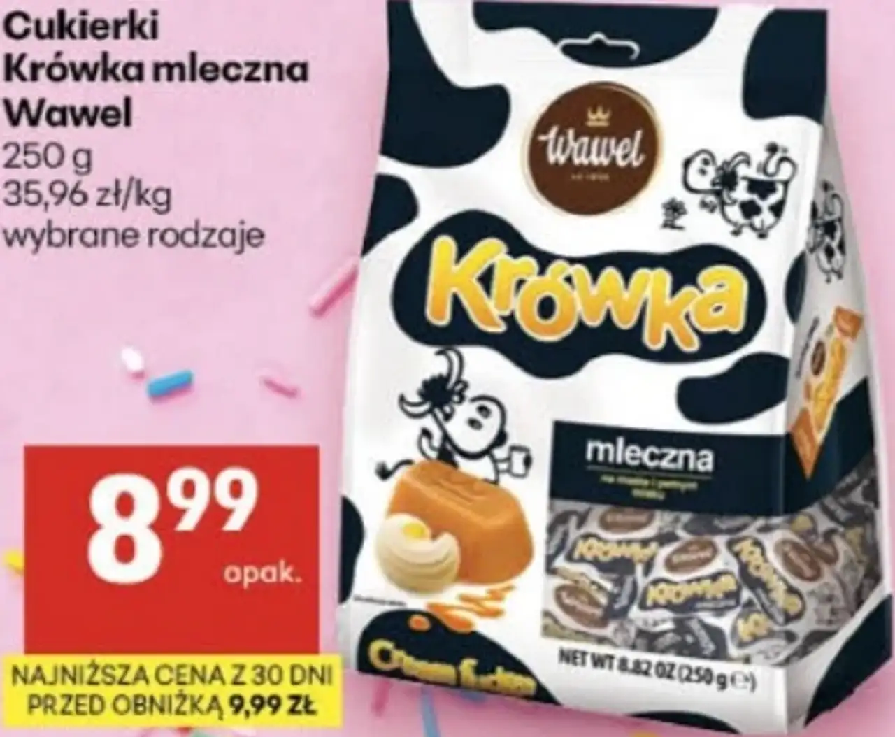 Cukierki Krówka mleczna Wawel