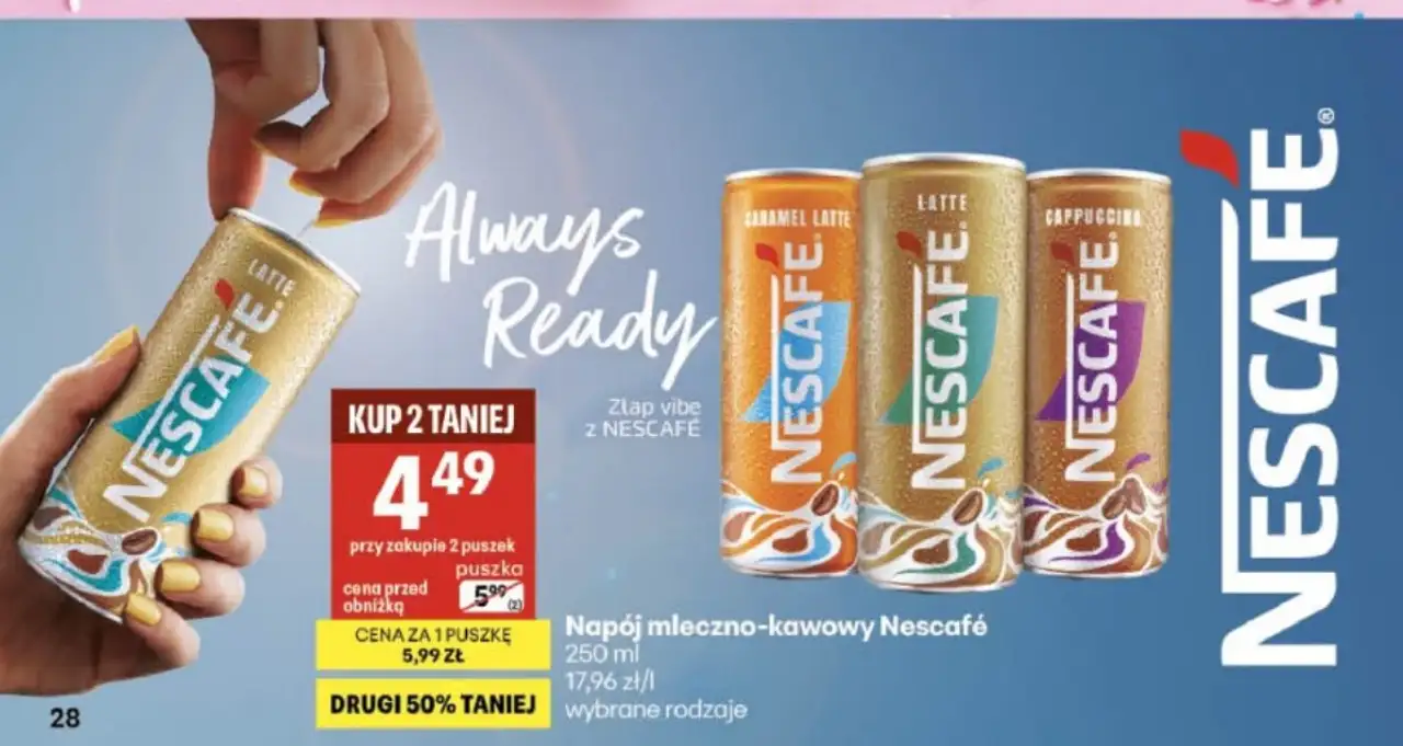 Napój mleczno-kawowy Nescafé