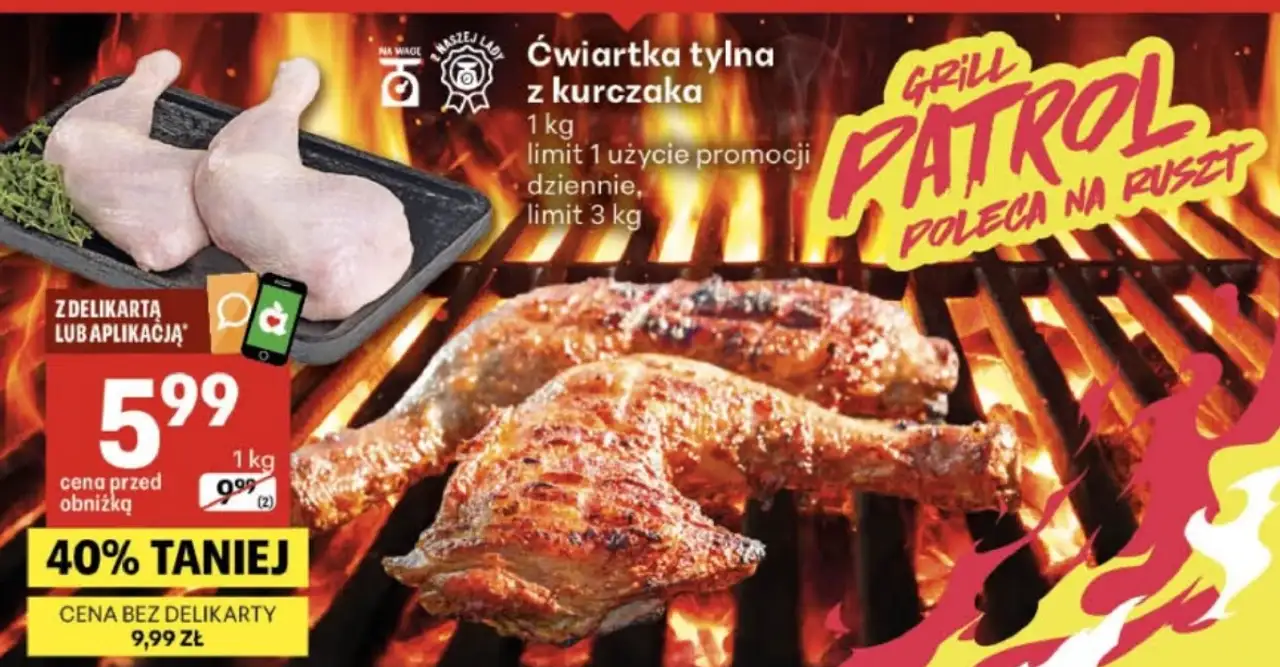 Ćwiartka tylna z kurczaka Naszej Lady