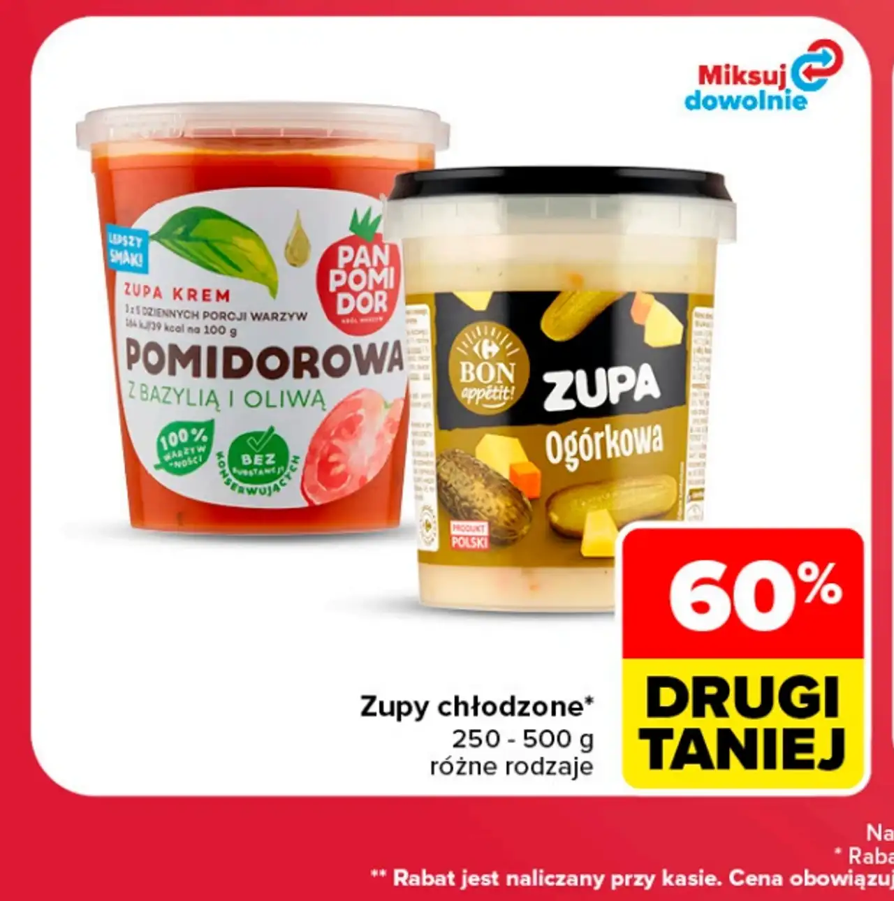 Zupy chłodzone Pan Pomidor, Bon Appétit!