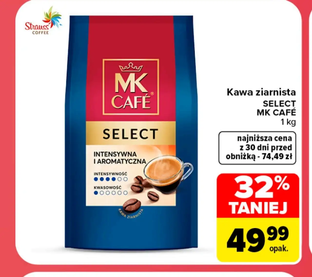 Kawa ziarnista SELECT MK CAFÉ