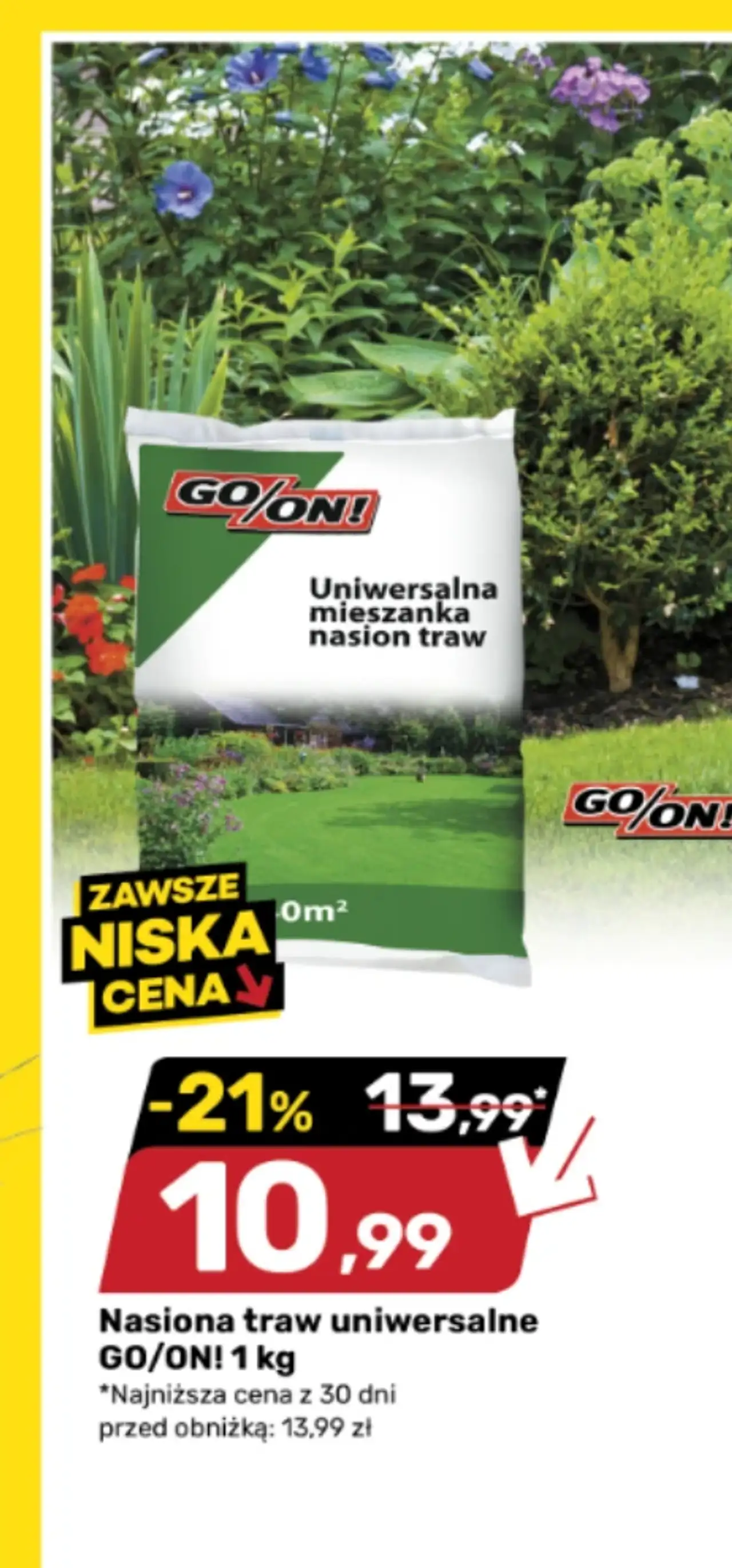 Nasiona traw uniwersalne GO/ON! 1 kg