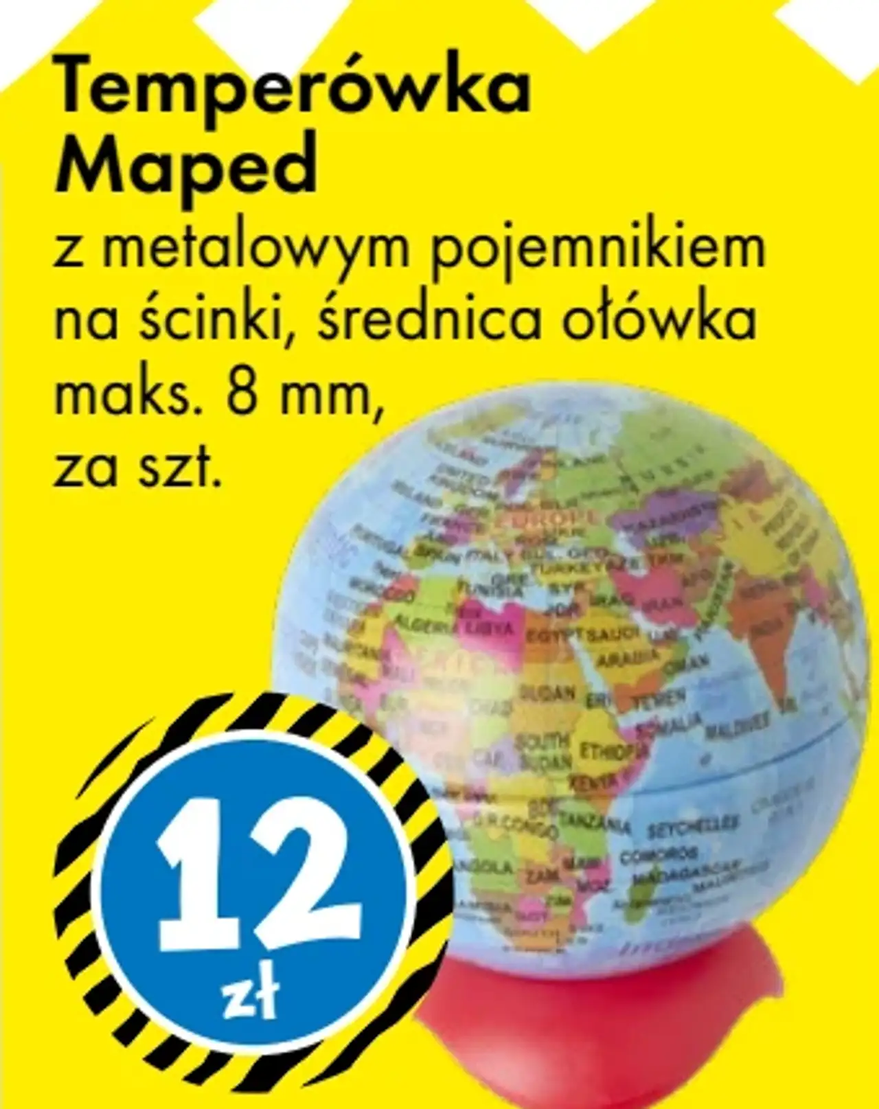 Temperówka Maped z metalowym pojemnikiem