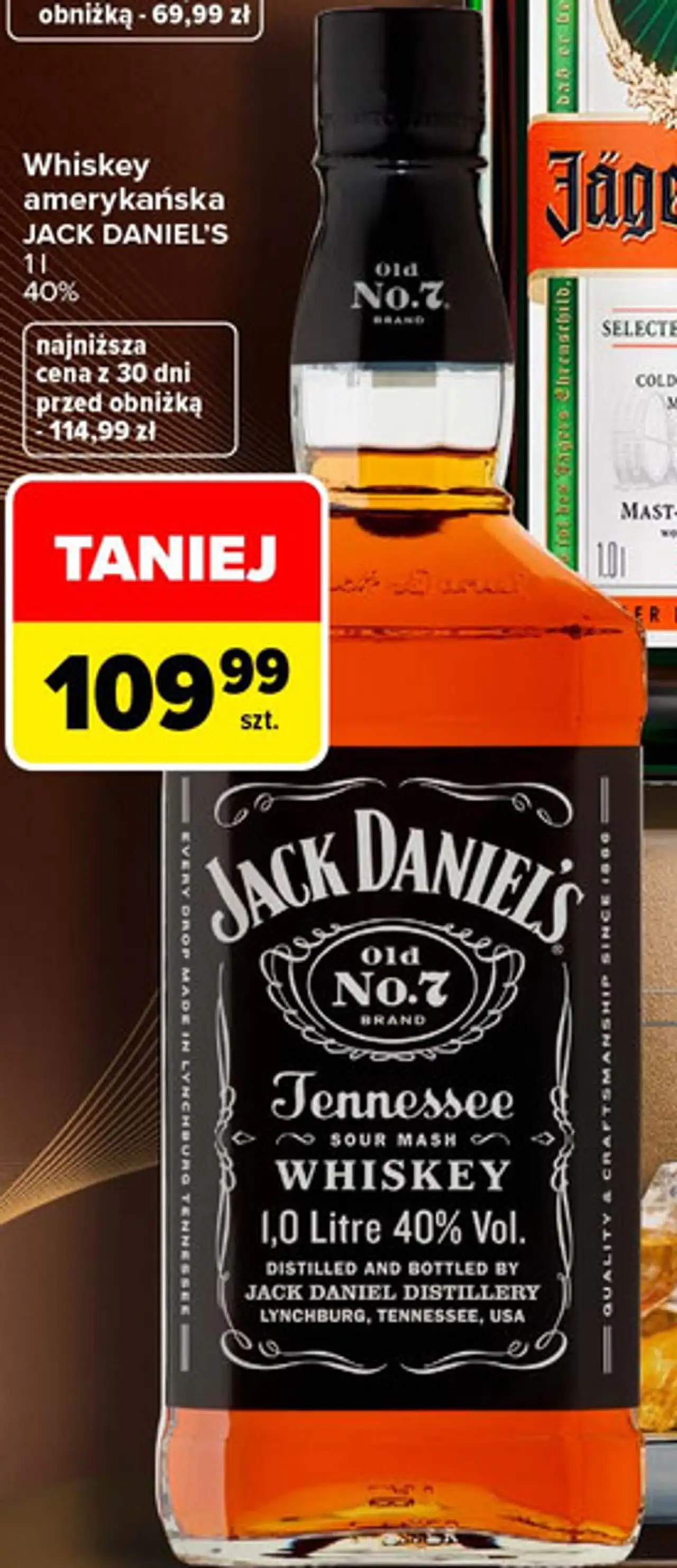 Whiskey amerykańska JACK DANIEL'S