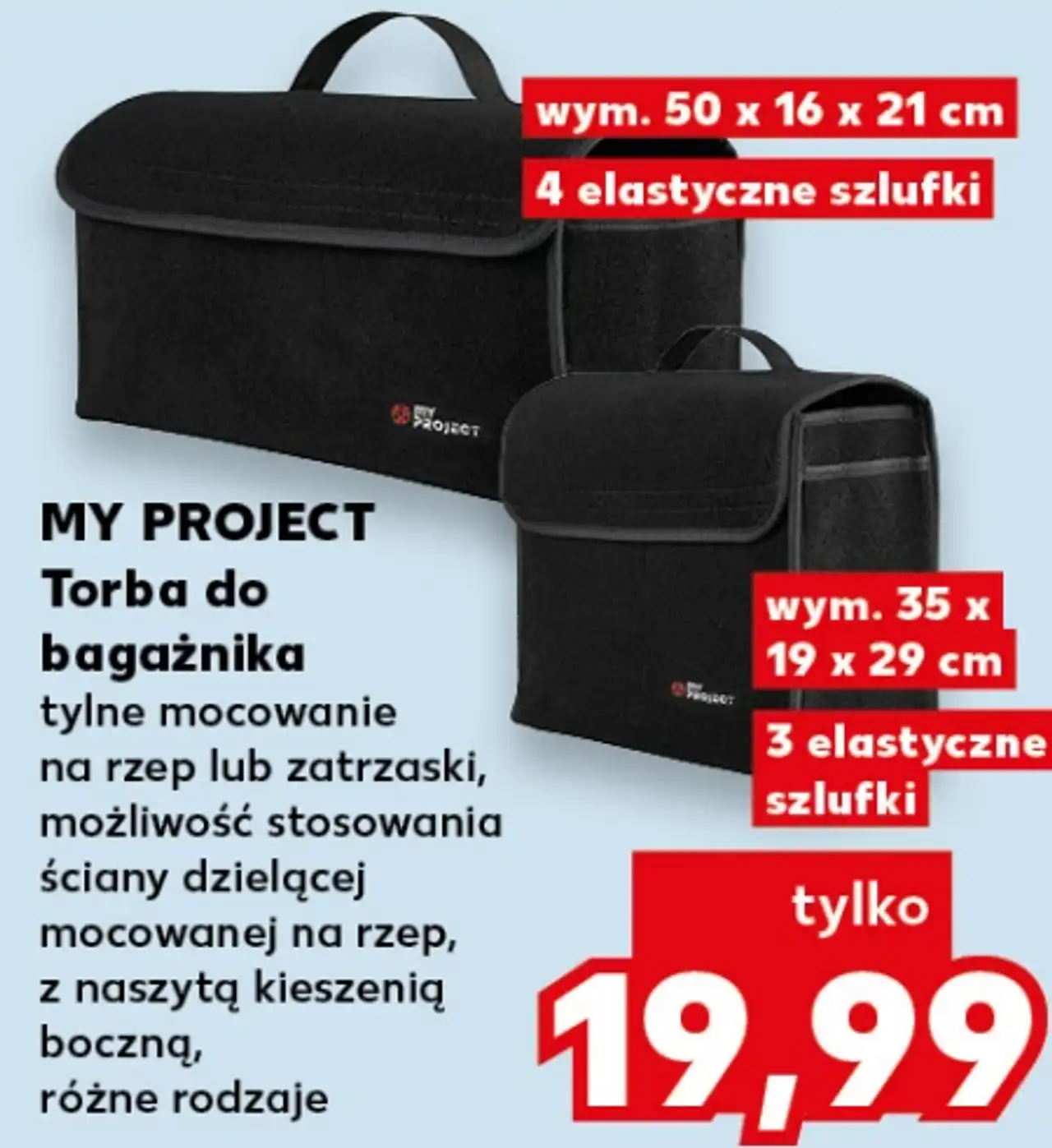 MY PROJECT Torba do bagażnika