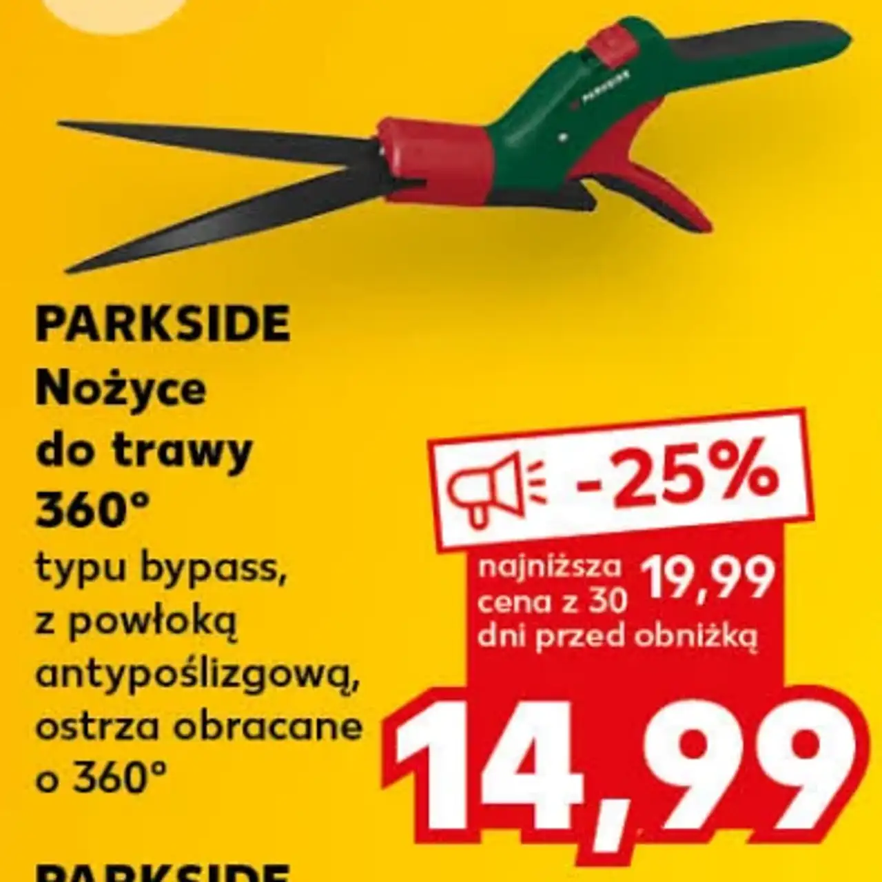 PARKSIDE Nożyce do trawy 360°