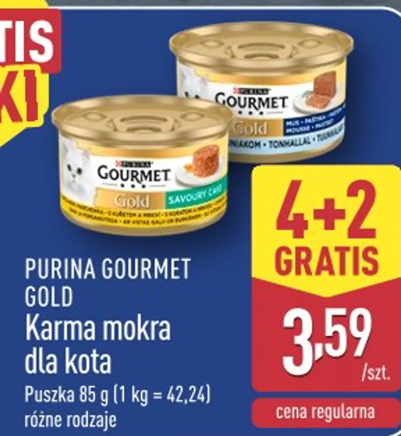 Purina Gourmet Gold Karma mokra dla kota