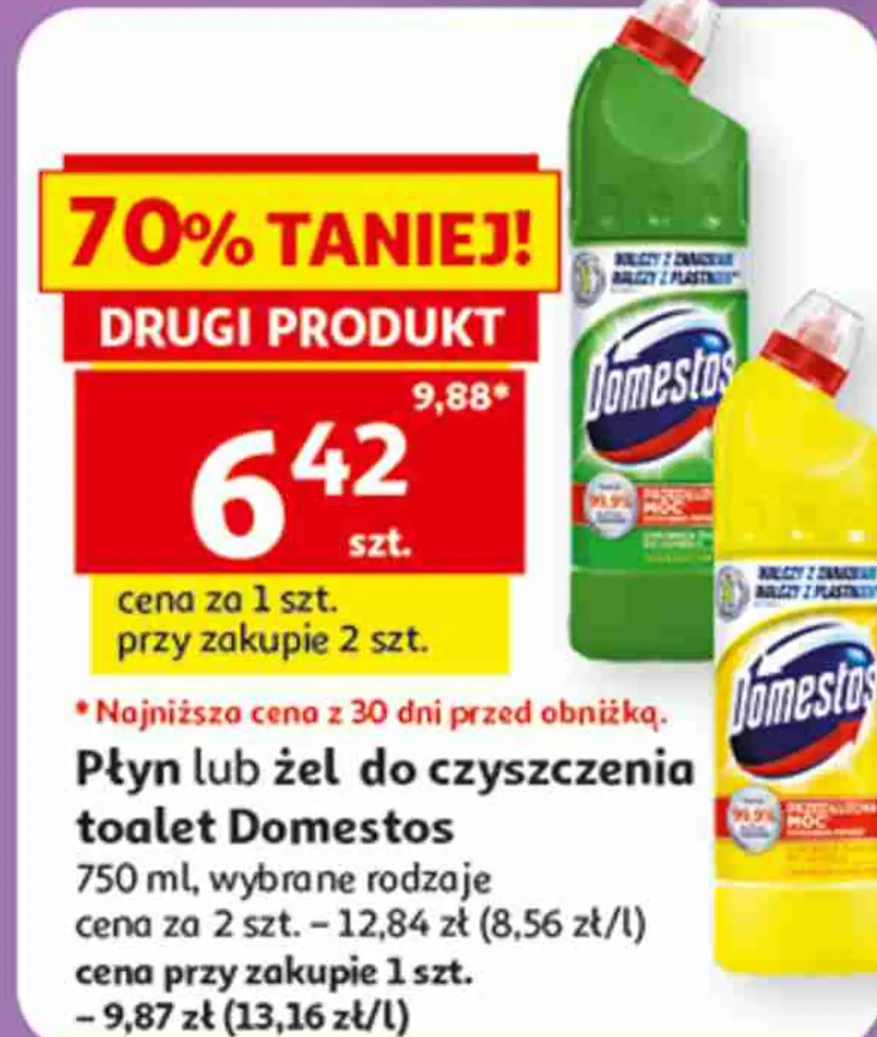 Płyn lub żel do czyszczenia toalet Domestos
