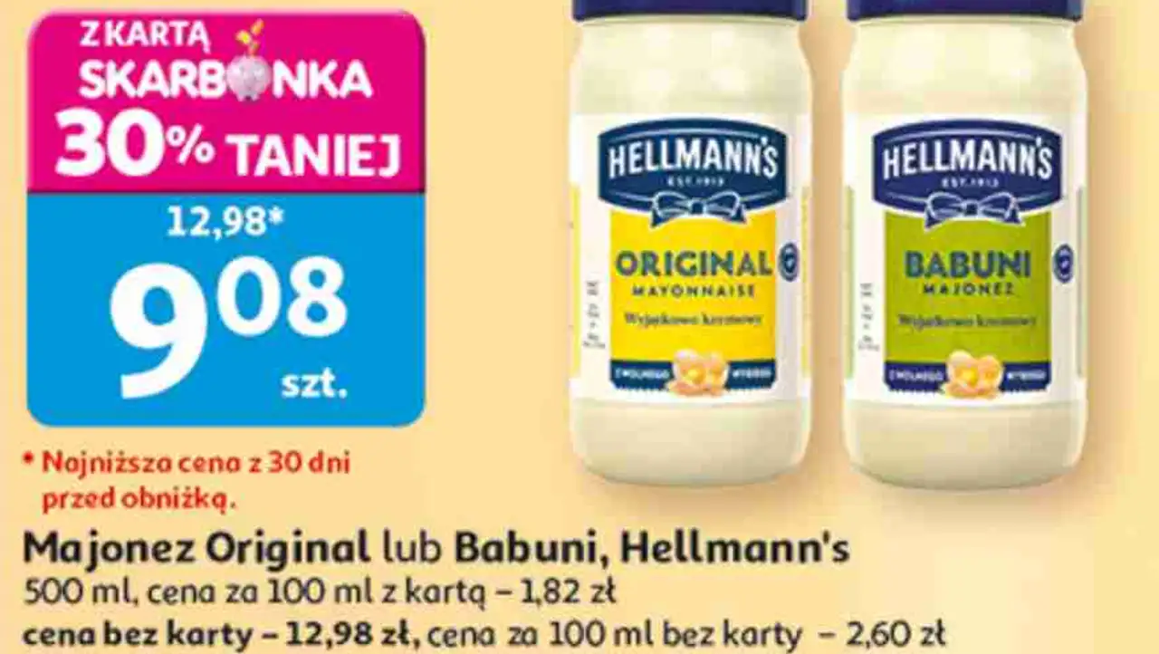 Majonez Original lub Babuni Hellmann's