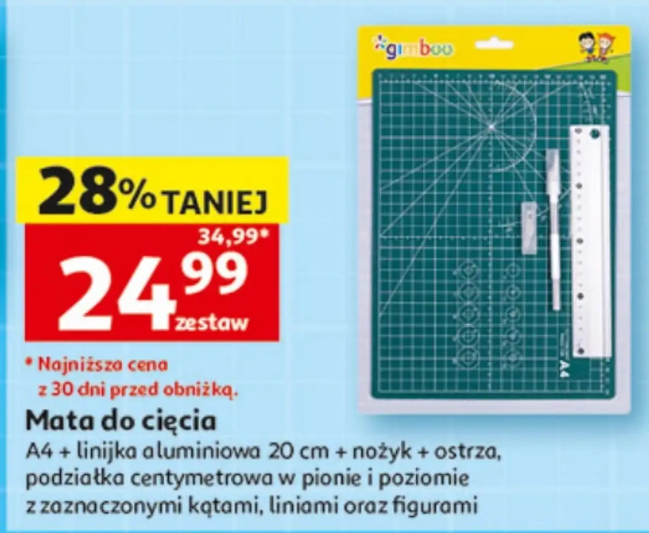 Mata do cięcia z akcesoriami Gimboo