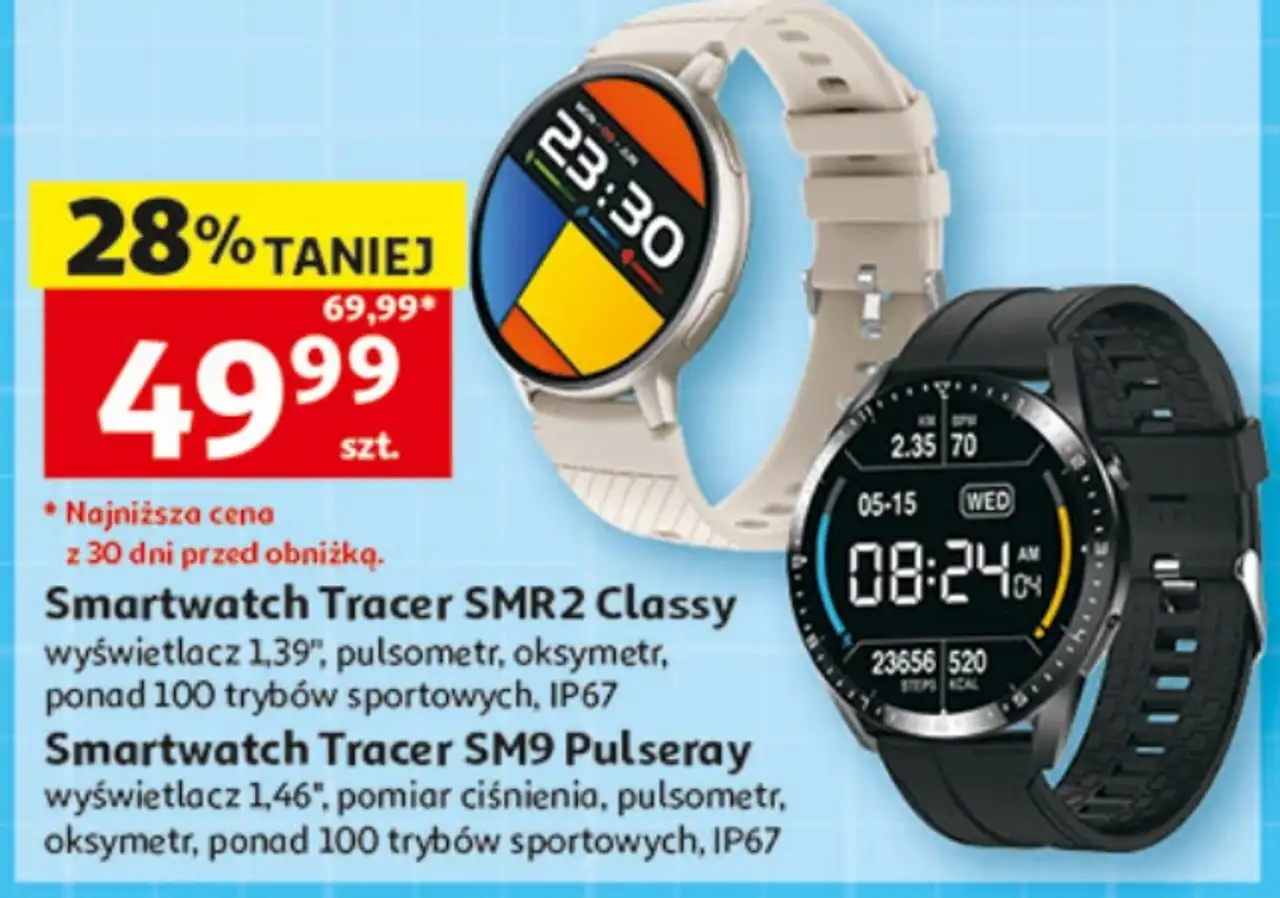 Smartwatch Tracer SMR2 Classy / SM9 Pulseray