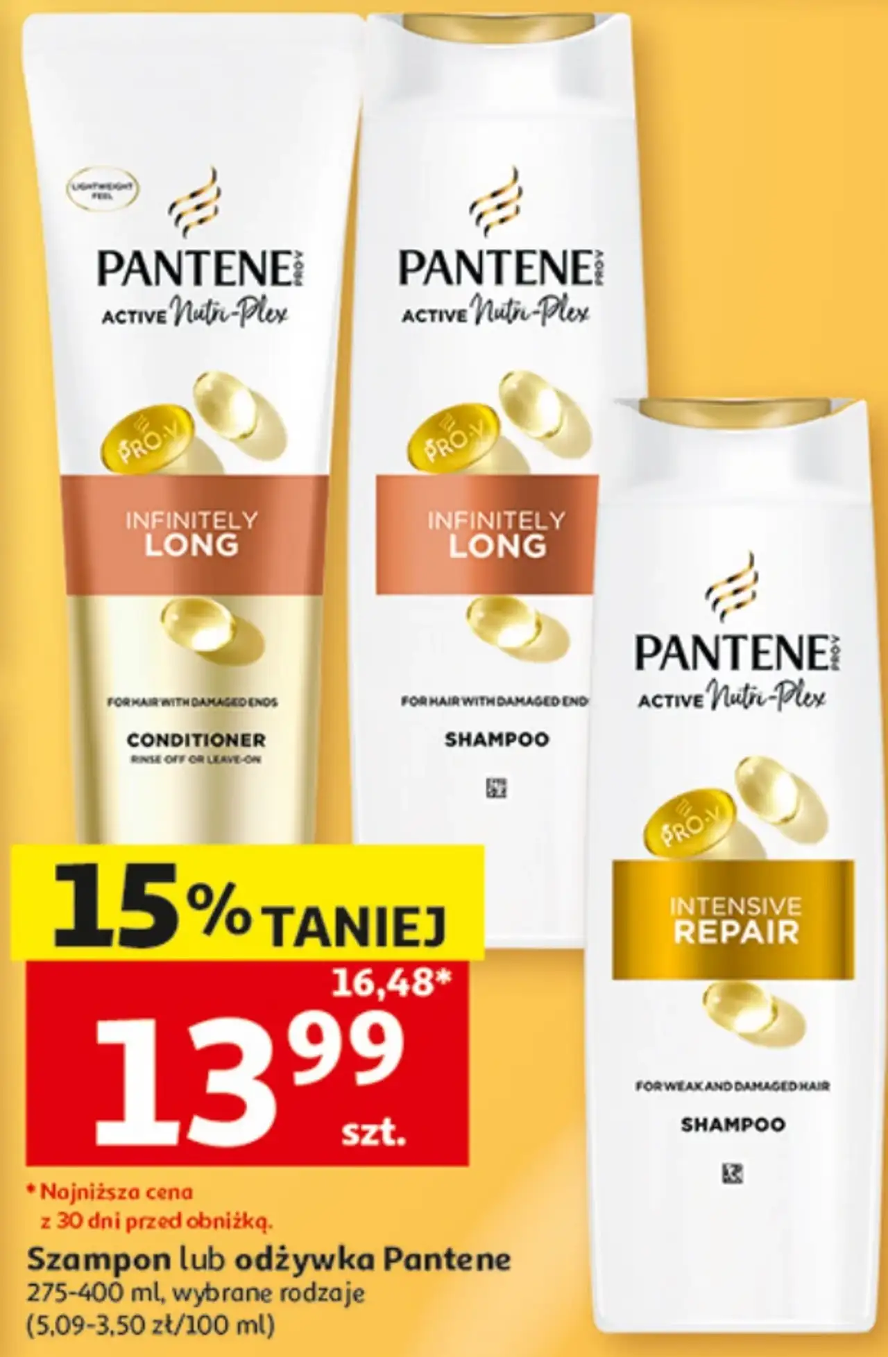 Szampon lub odżywka Pantene