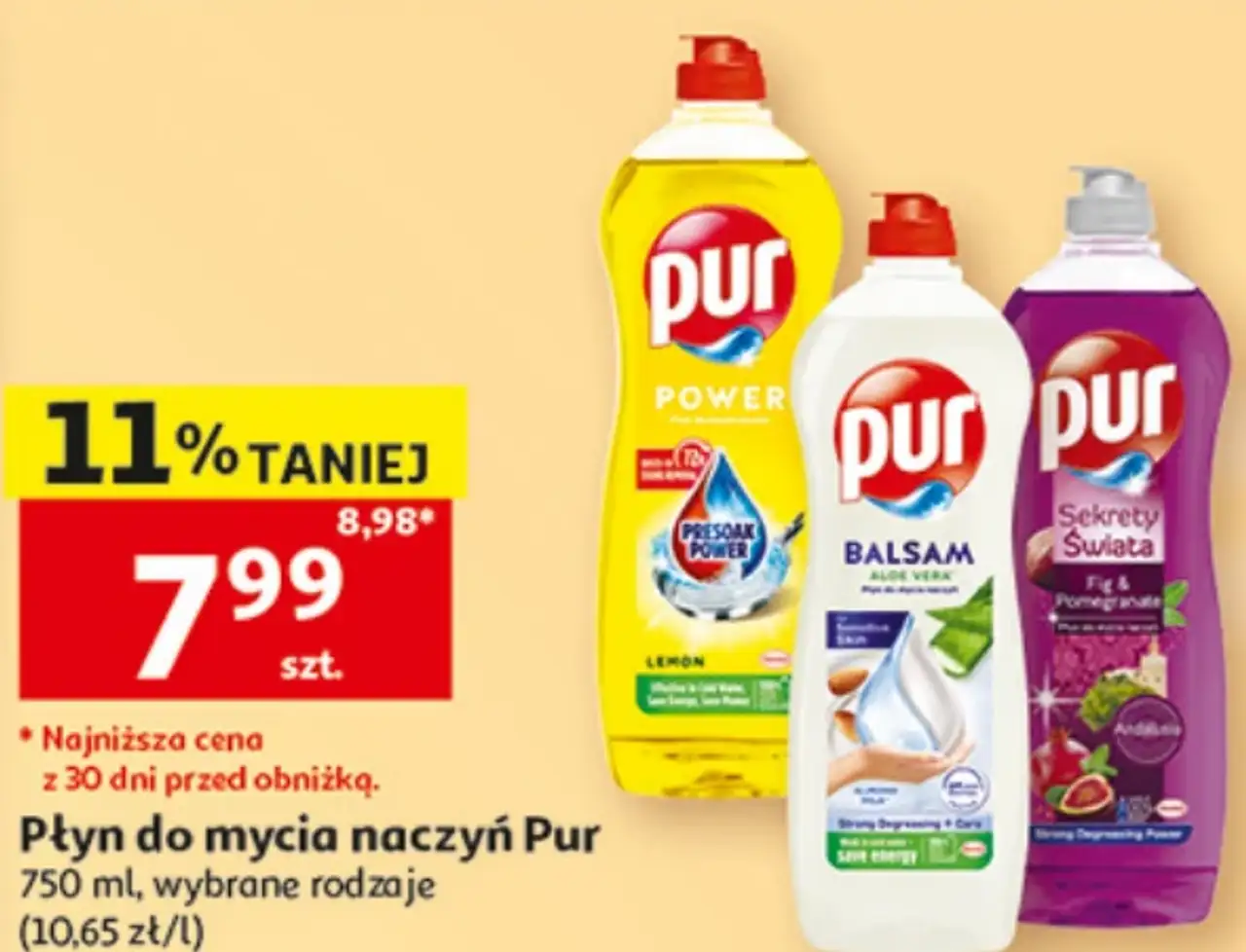 Płyn do mycia naczyń Pur