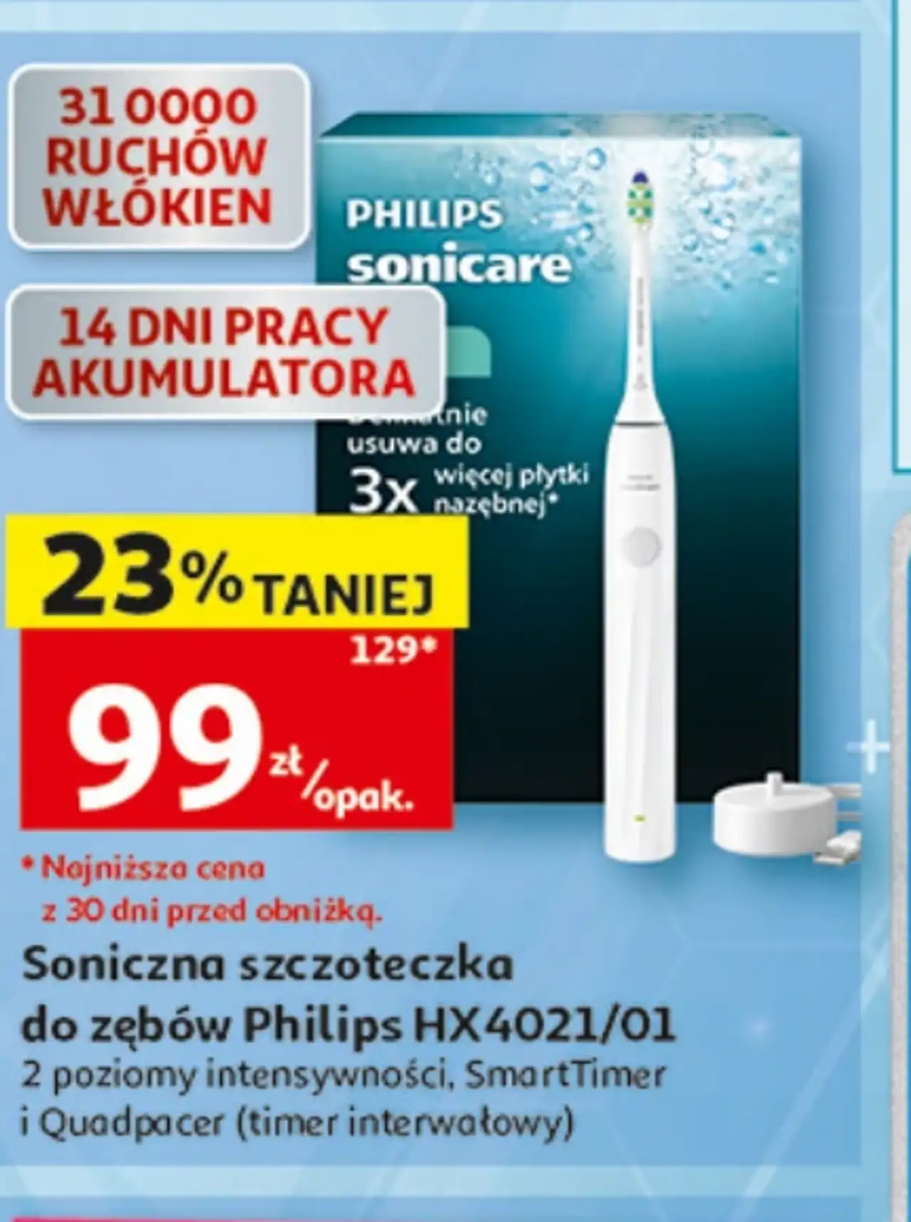 Soniczna szczoteczka do zębów Philips HX4021/01