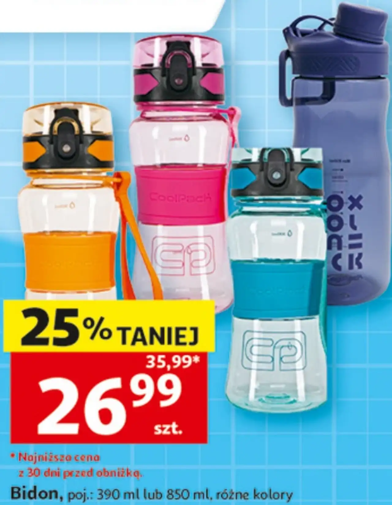 Bidon Coolpack, poj.: 390 ml lub 850 ml