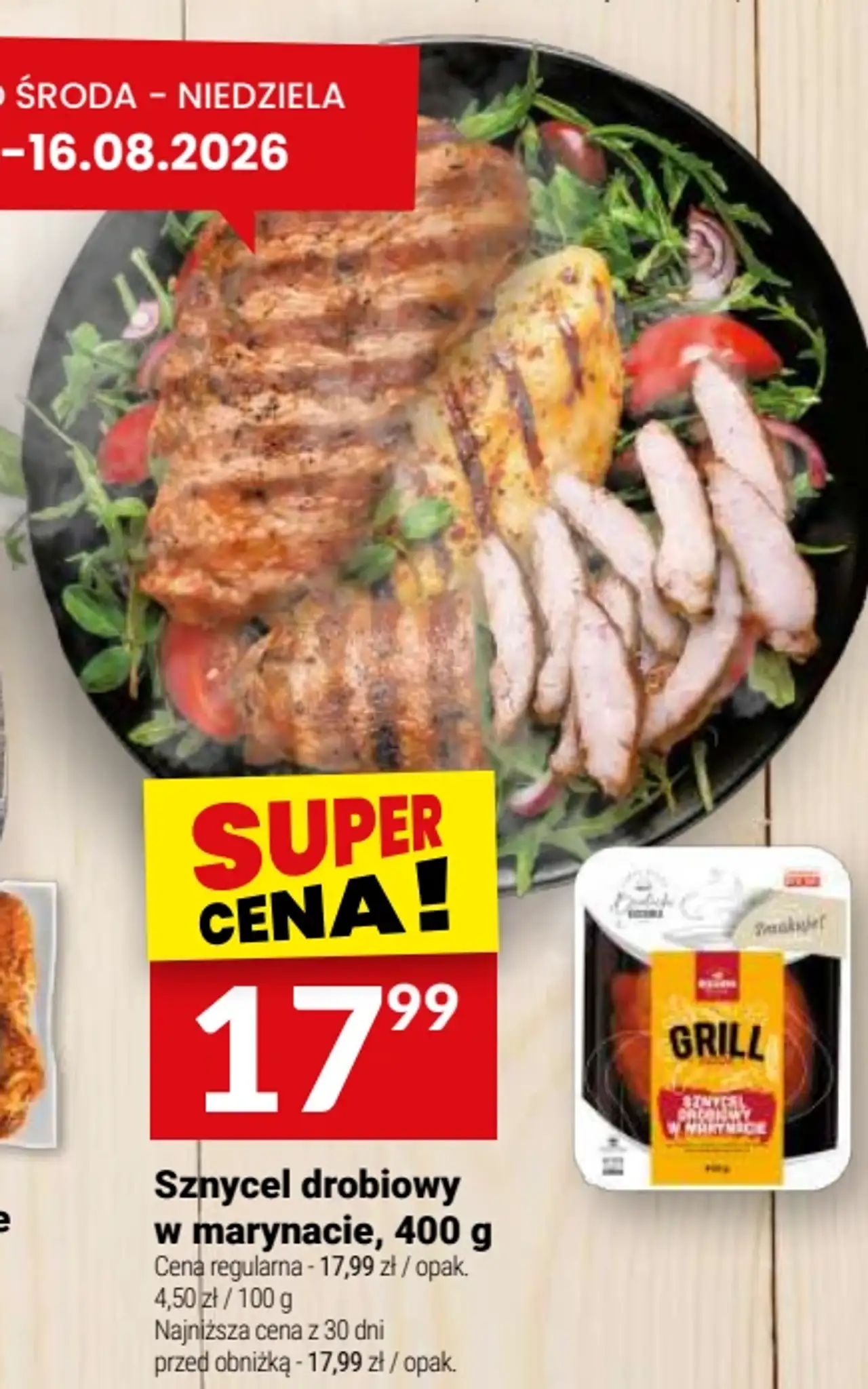 Sznycel drobiowy w marynacie Białecki Wędzarnia