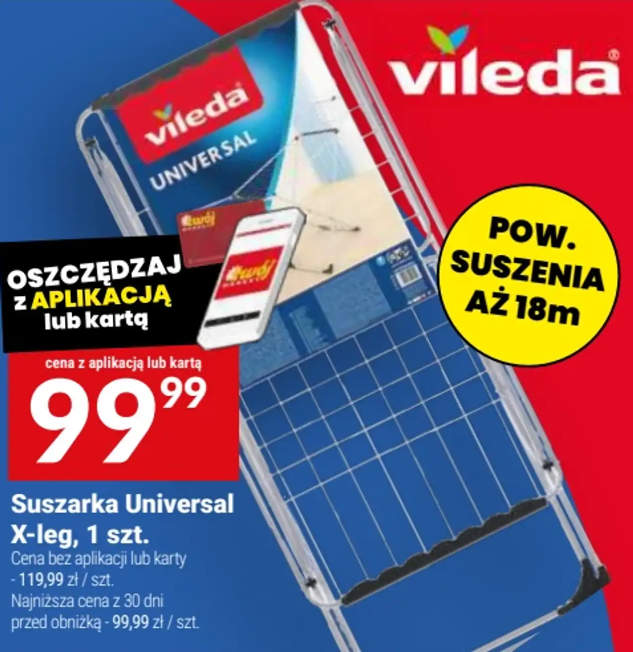 Suszarka Universal Vileda Universal X-leg